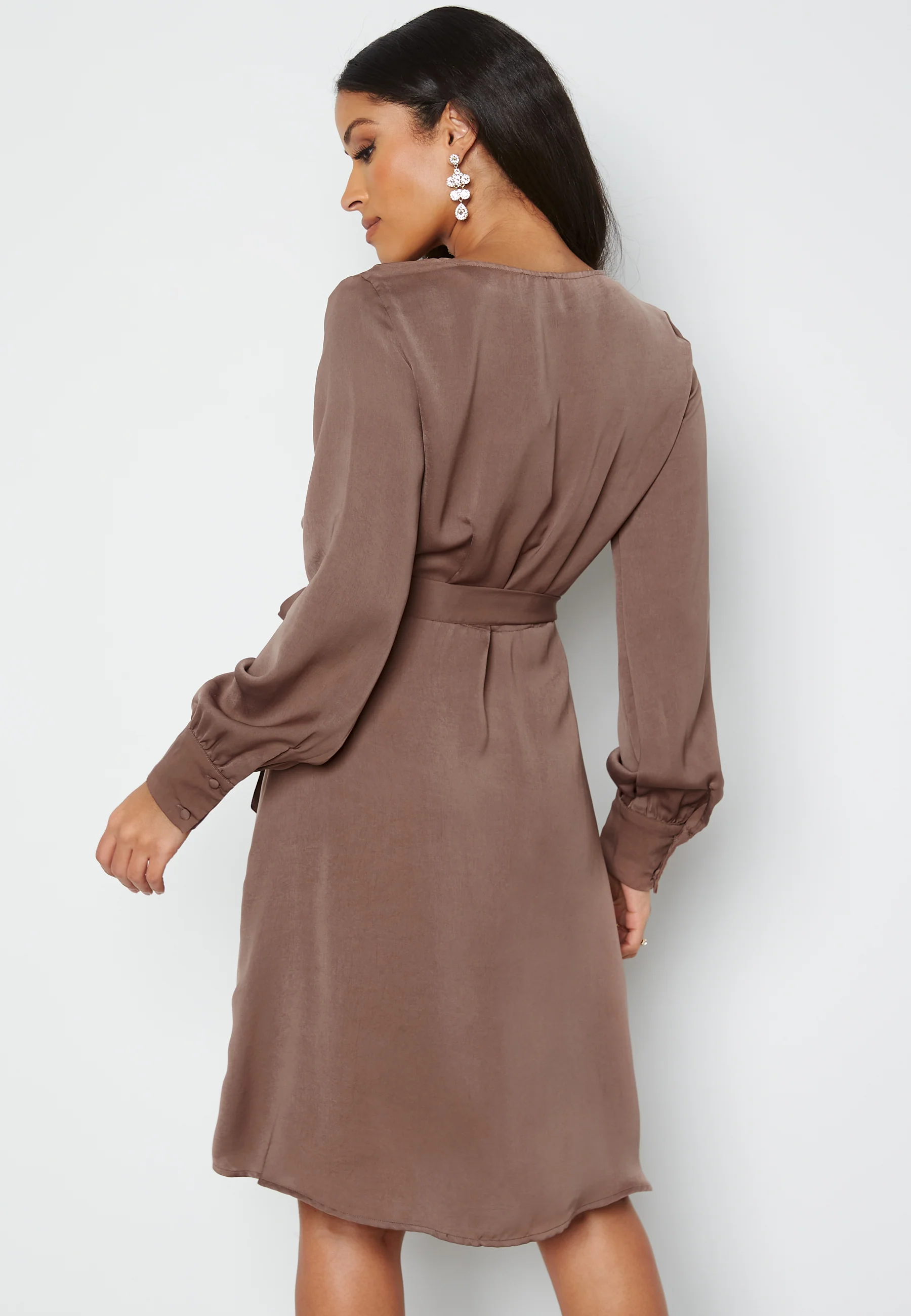 Abby L/S Button Dress - Image 3