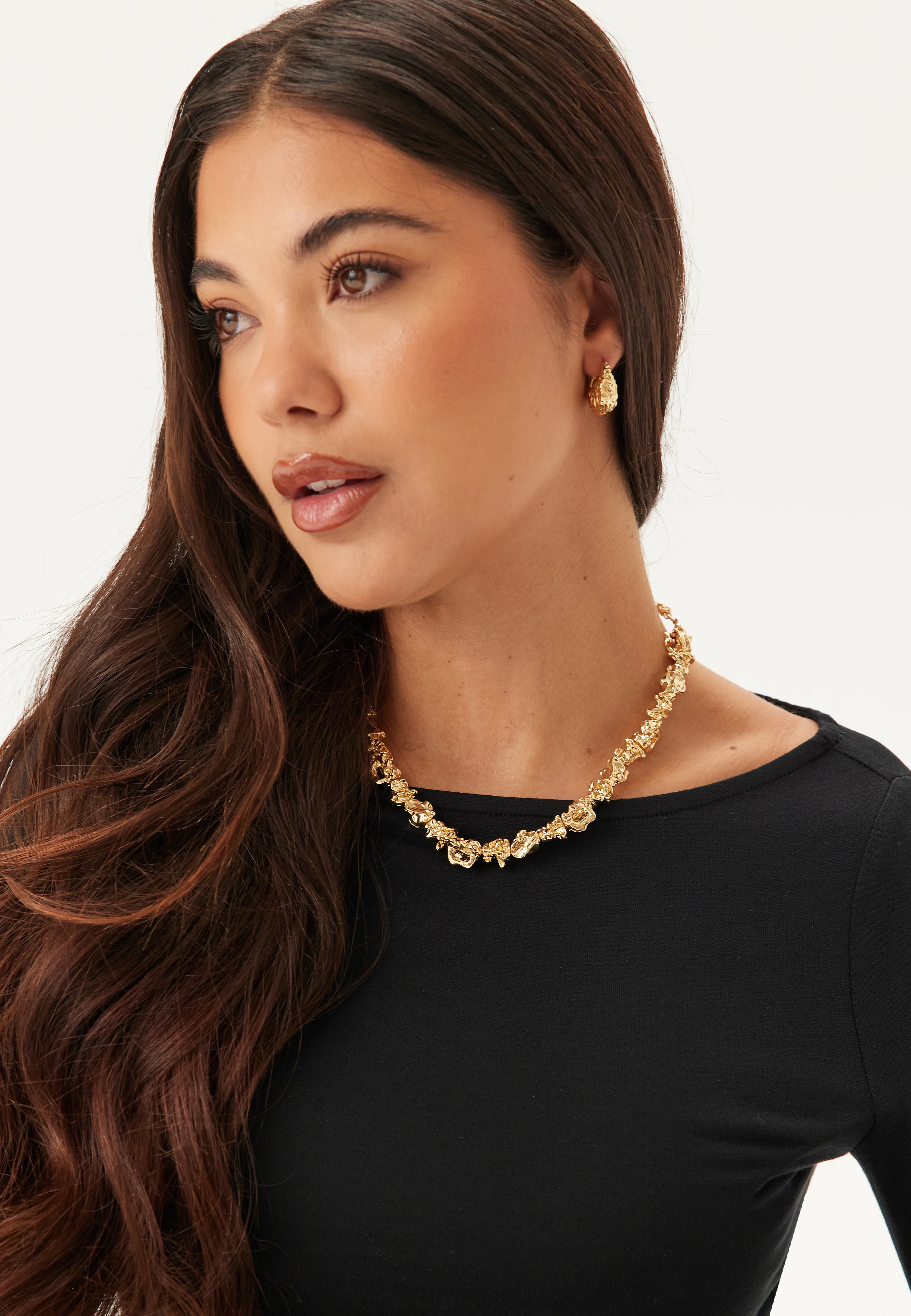 Act Recycled Necklace Gold-pla - Image 2