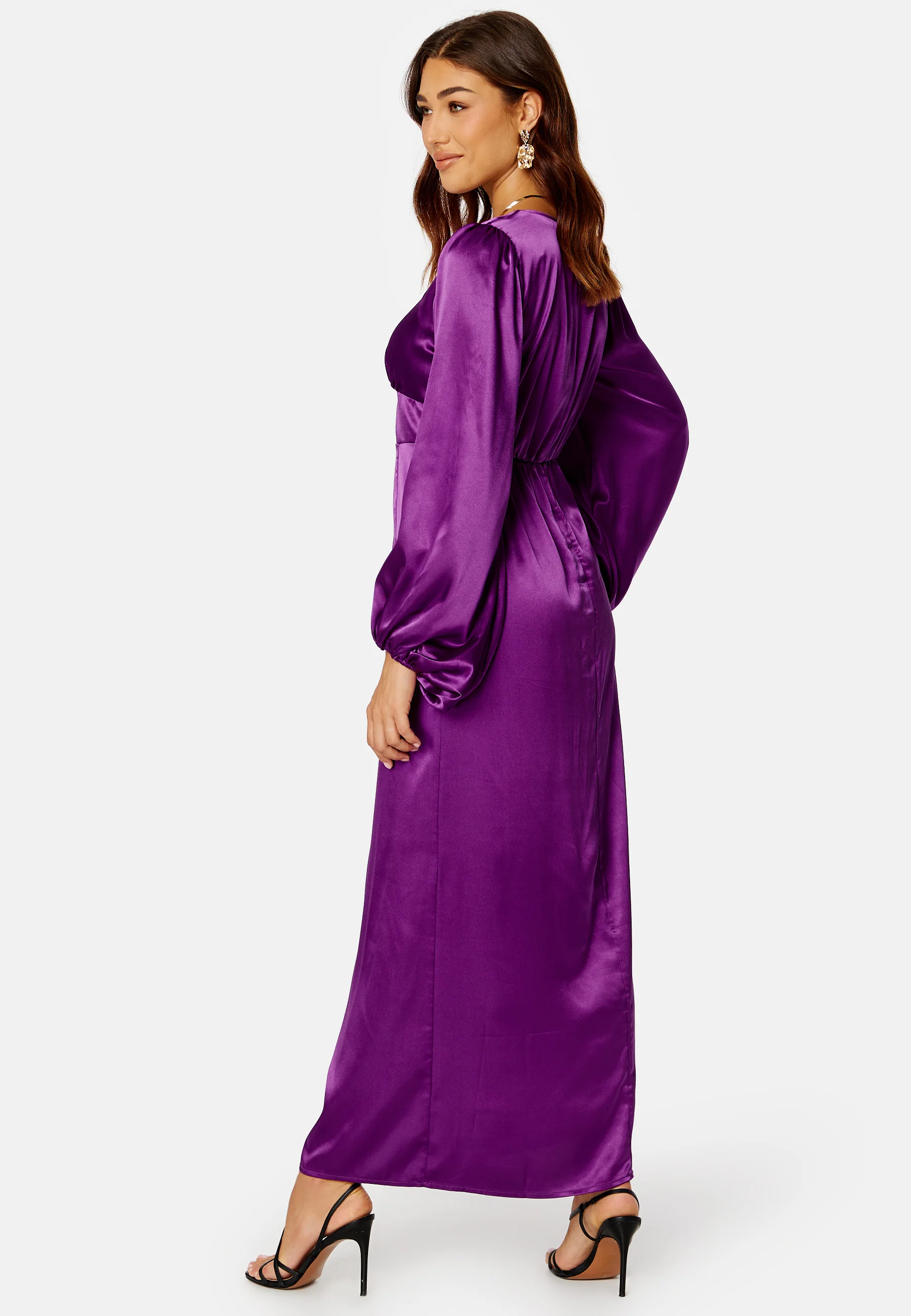 Adilina Plain L/S Maxi Dress - Image 2