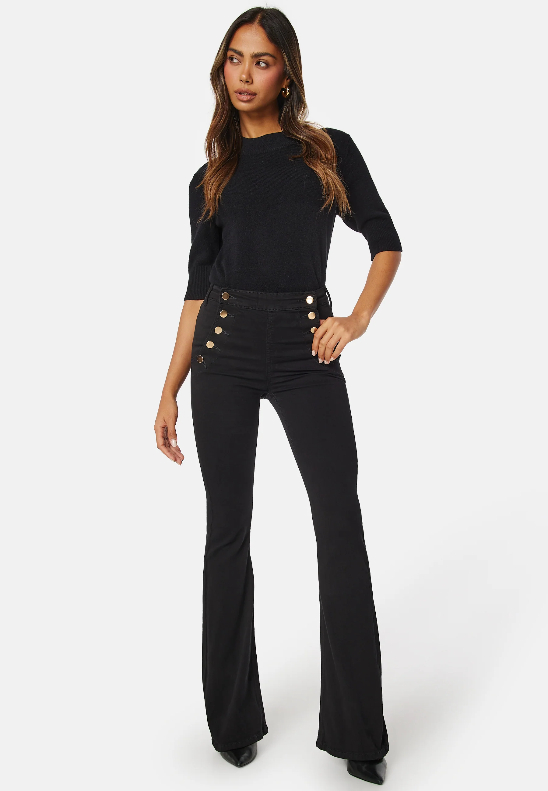 Adina High Flared Jeans - Image 3