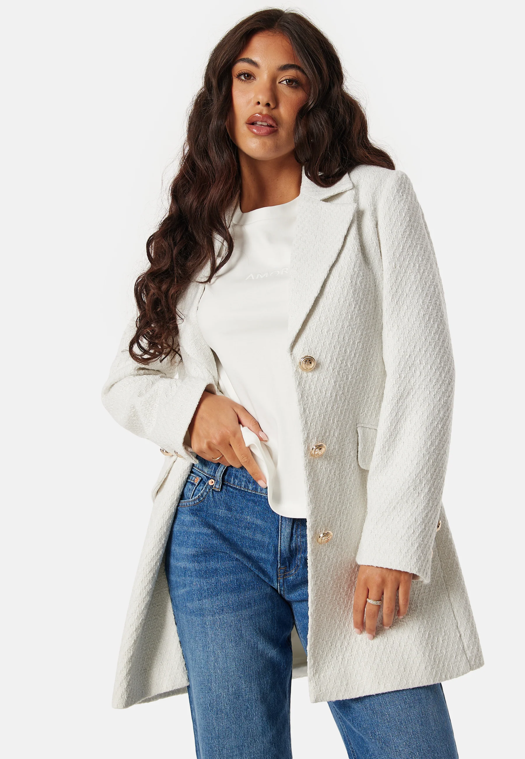 Adrienne Bouclé Coat