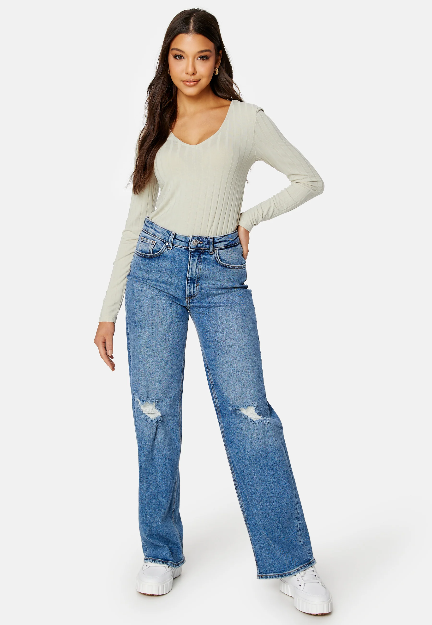 Aggie LS V-Neck Top - Image 2