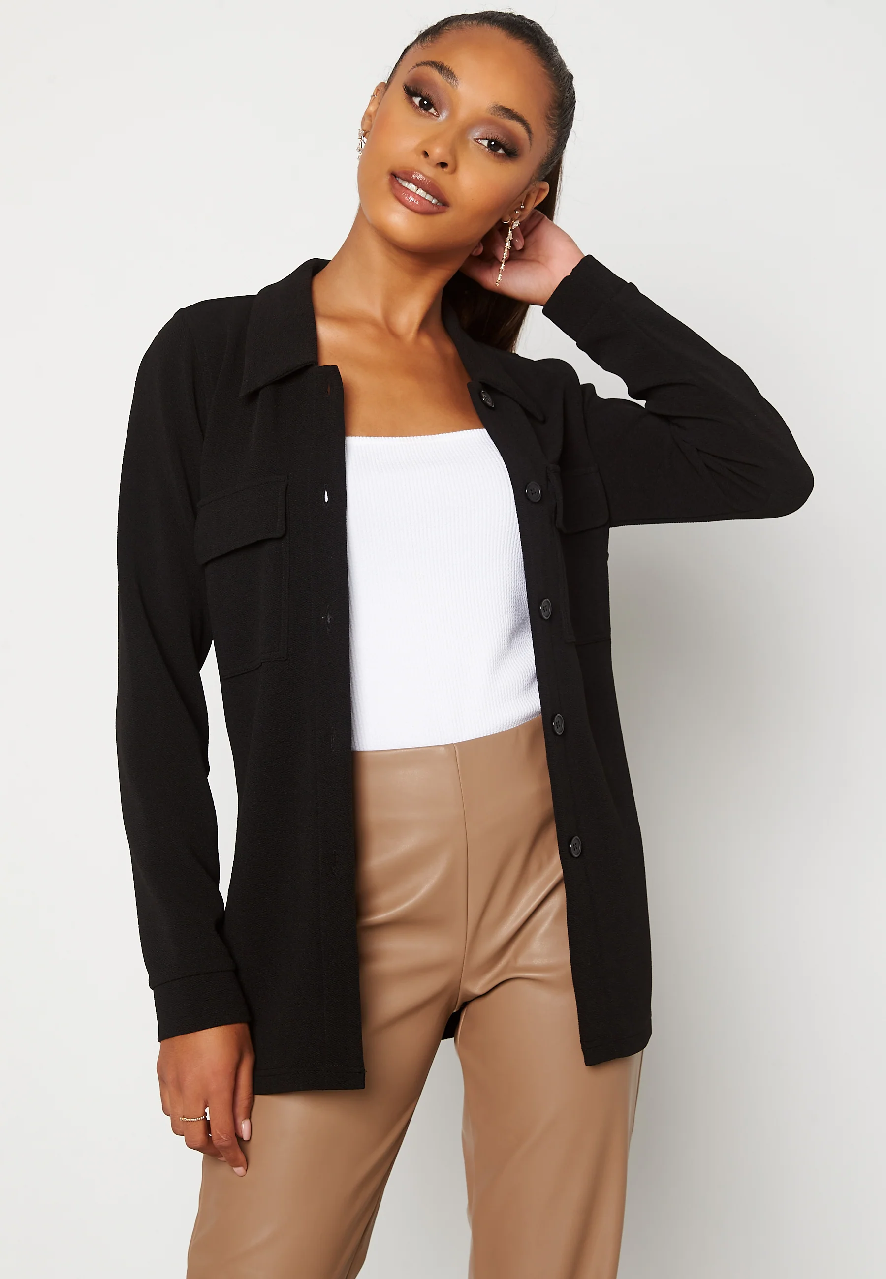 Alessi jersey shacket - Image 3