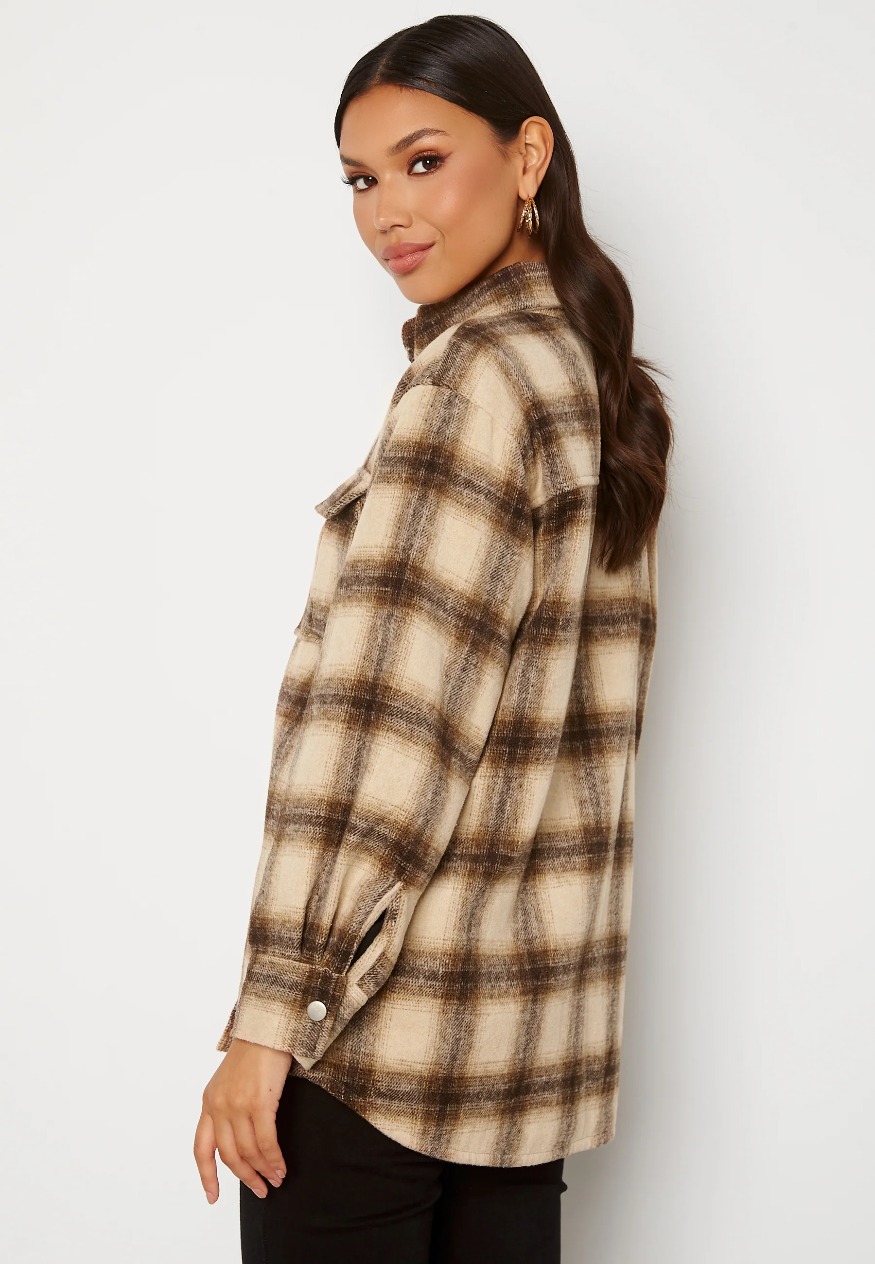 Alice Check Shirt Jacket - Image 3