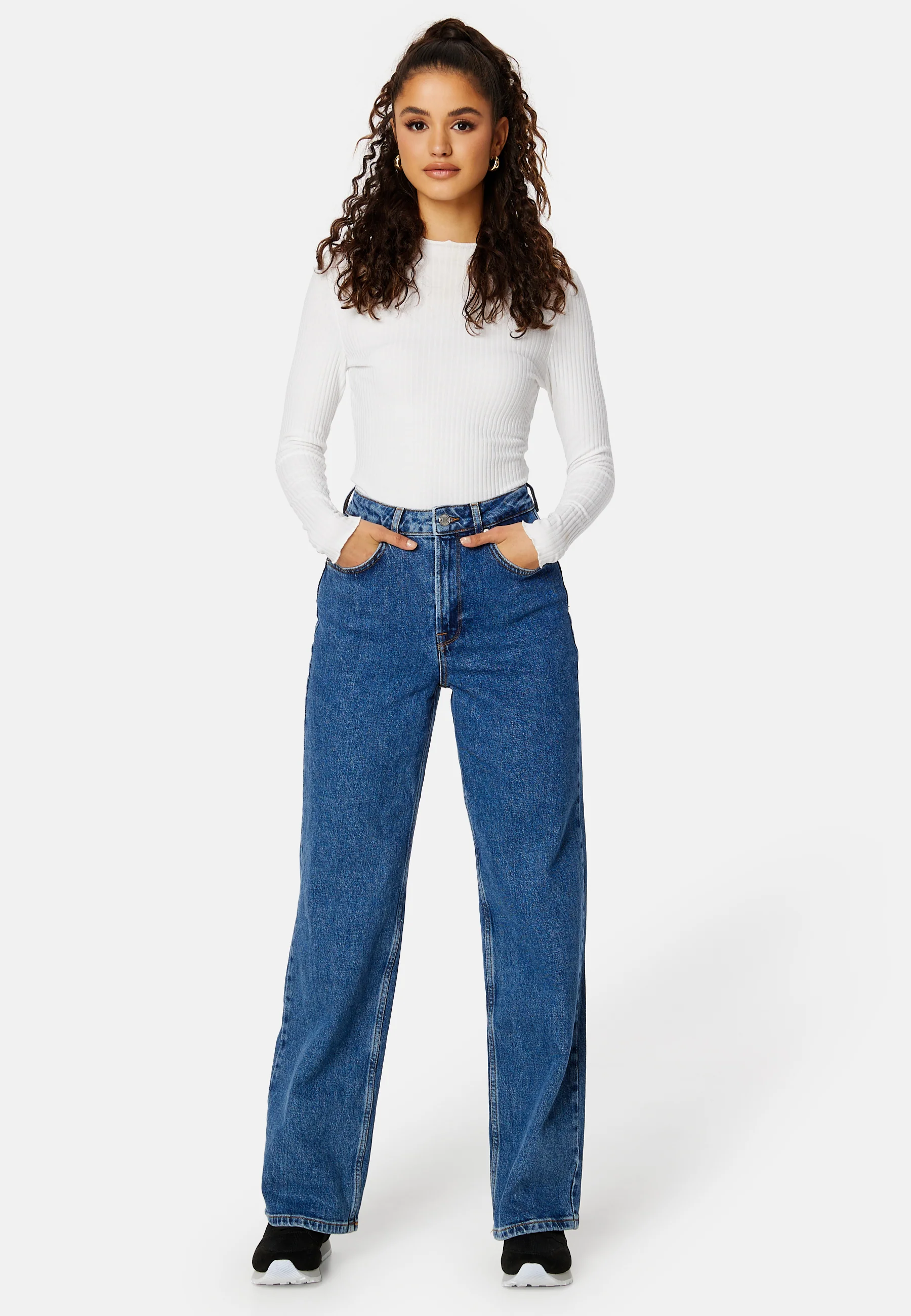Alice HW Wide Long Jeans - Image 2