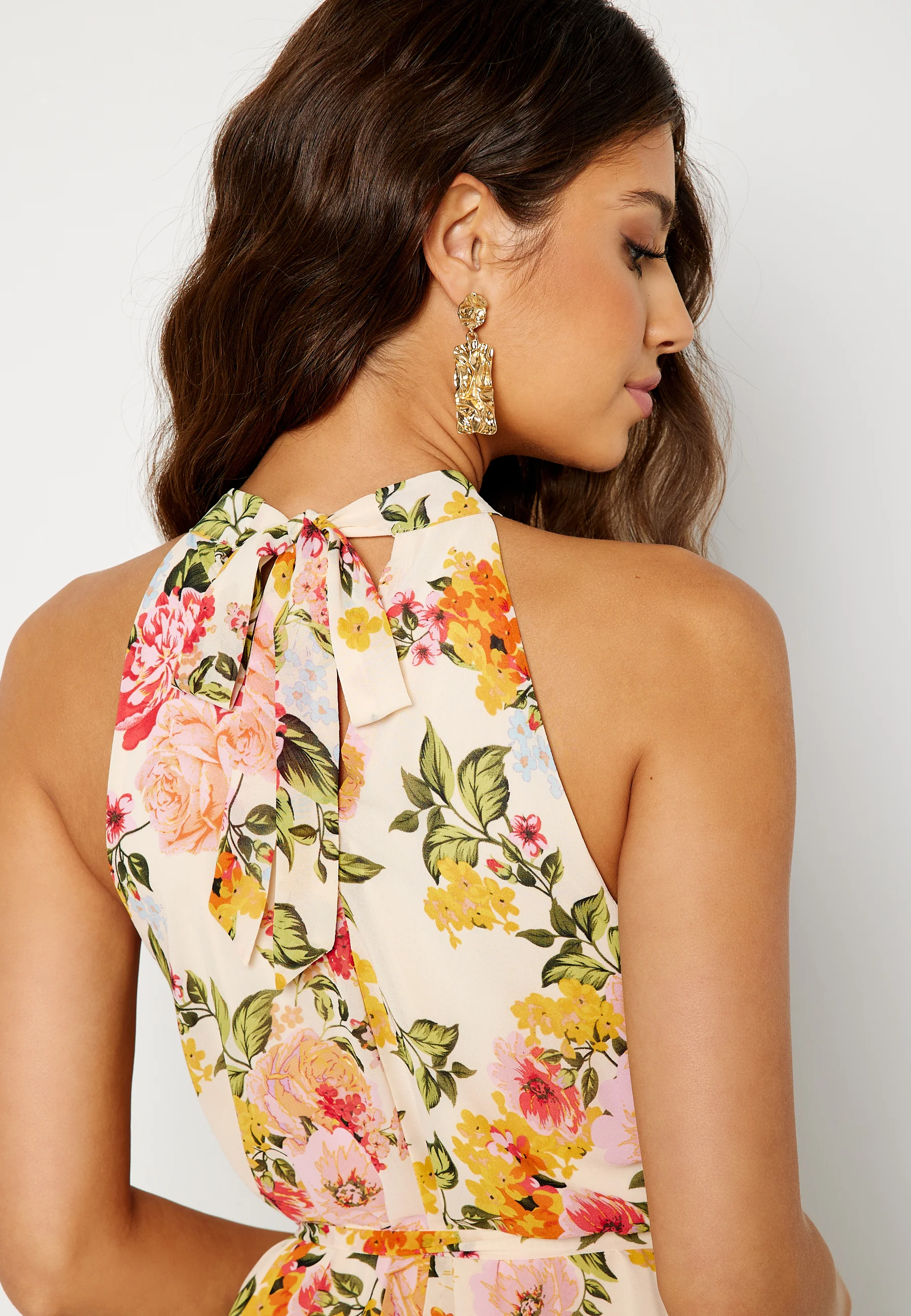 Allison Halterneck Ankle Dress - Image 4