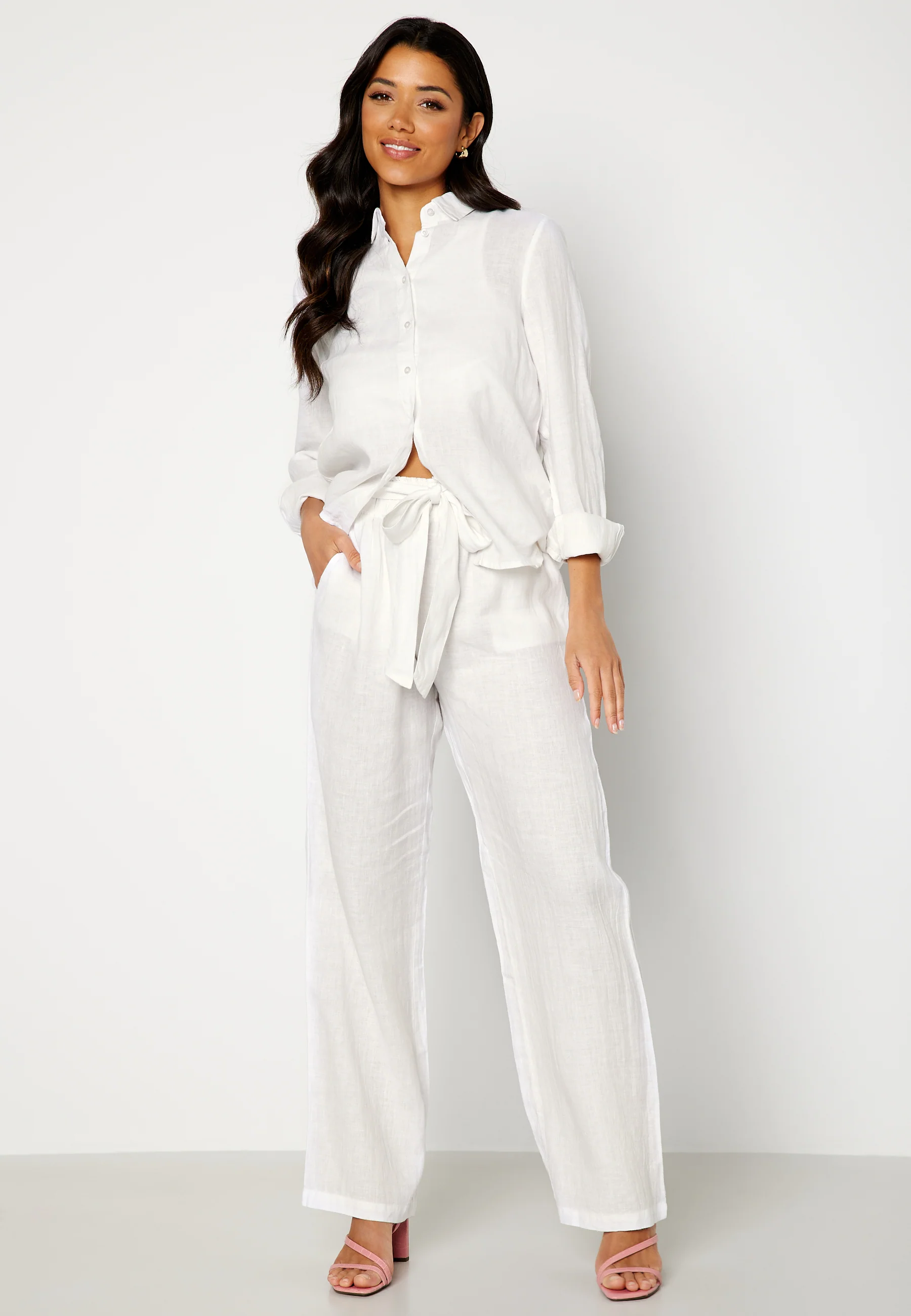 Alyssa Loose Linen Shirt - Image 3