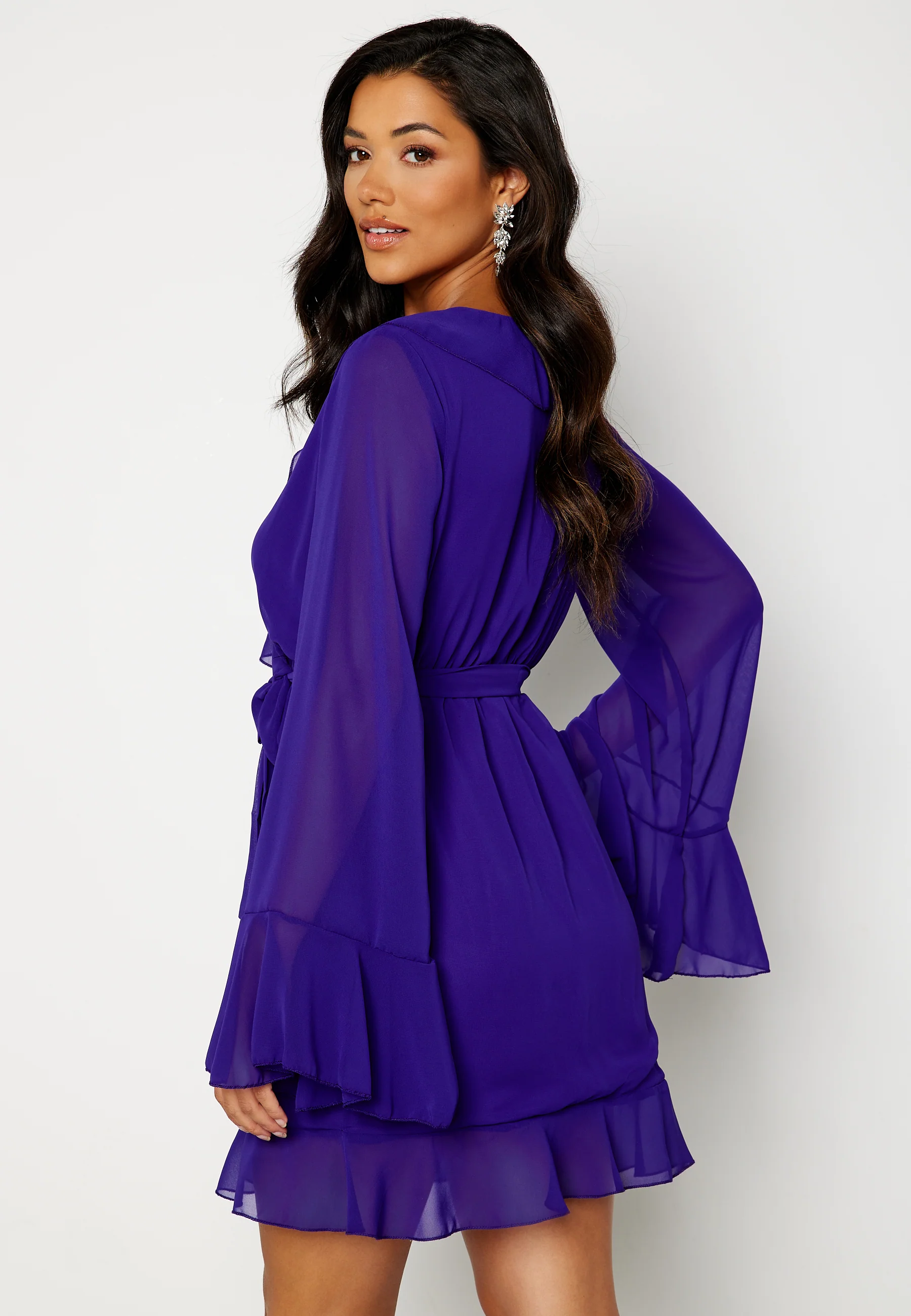 Ana LS Wrap Dress - Image 3