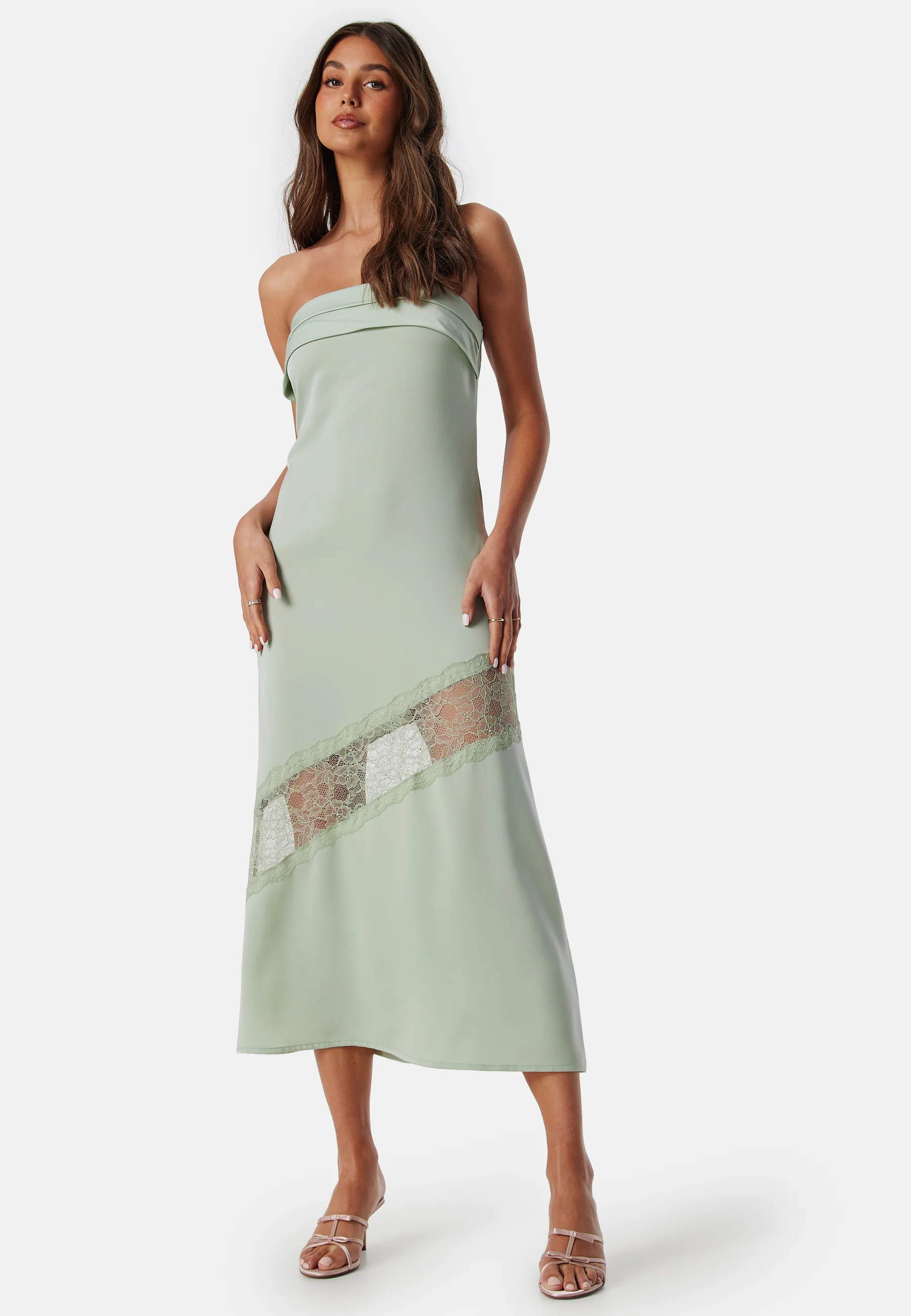 Andrea Lace Insert Dress - Image 3