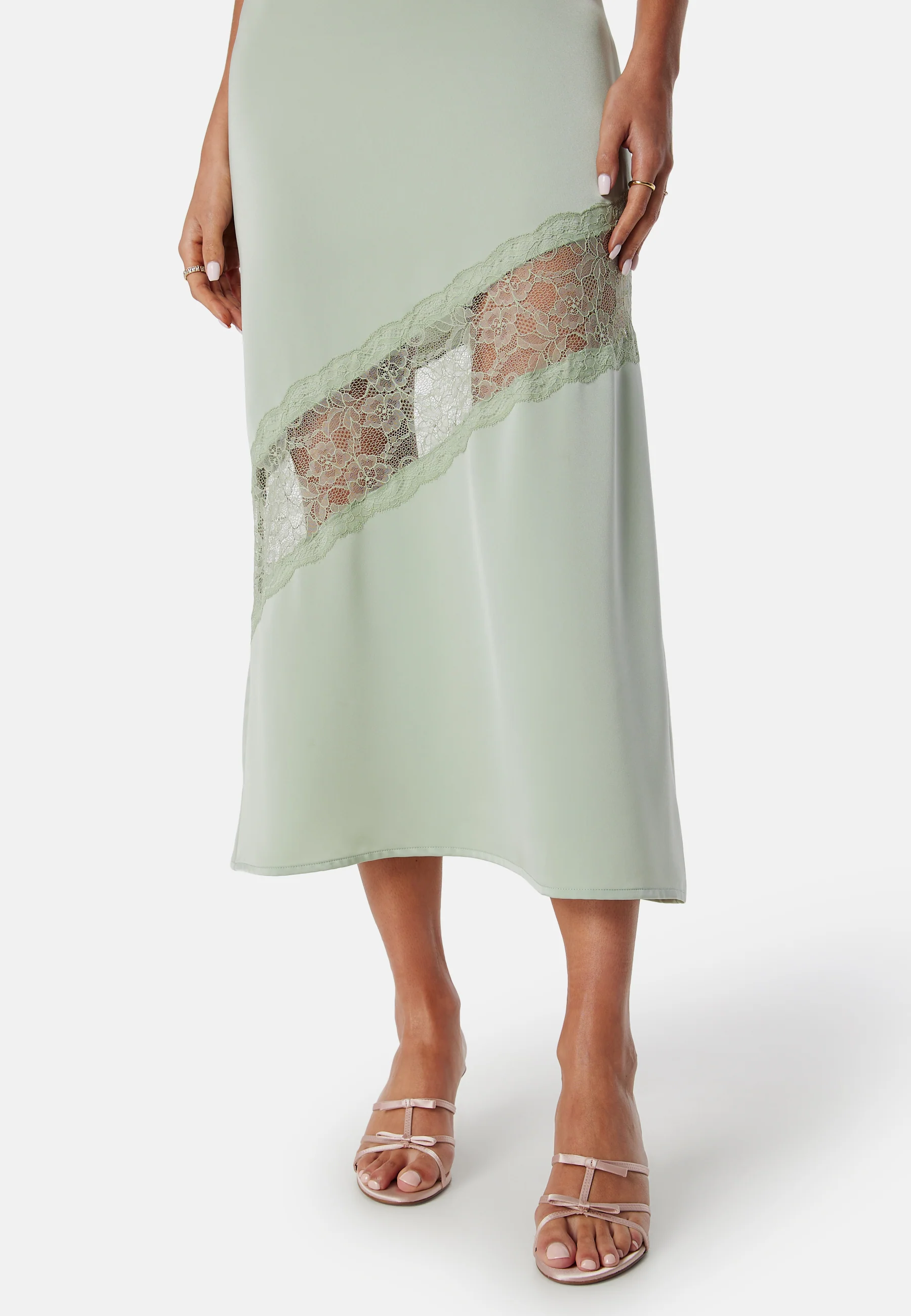 Andrea Lace Insert Dress - Image 5