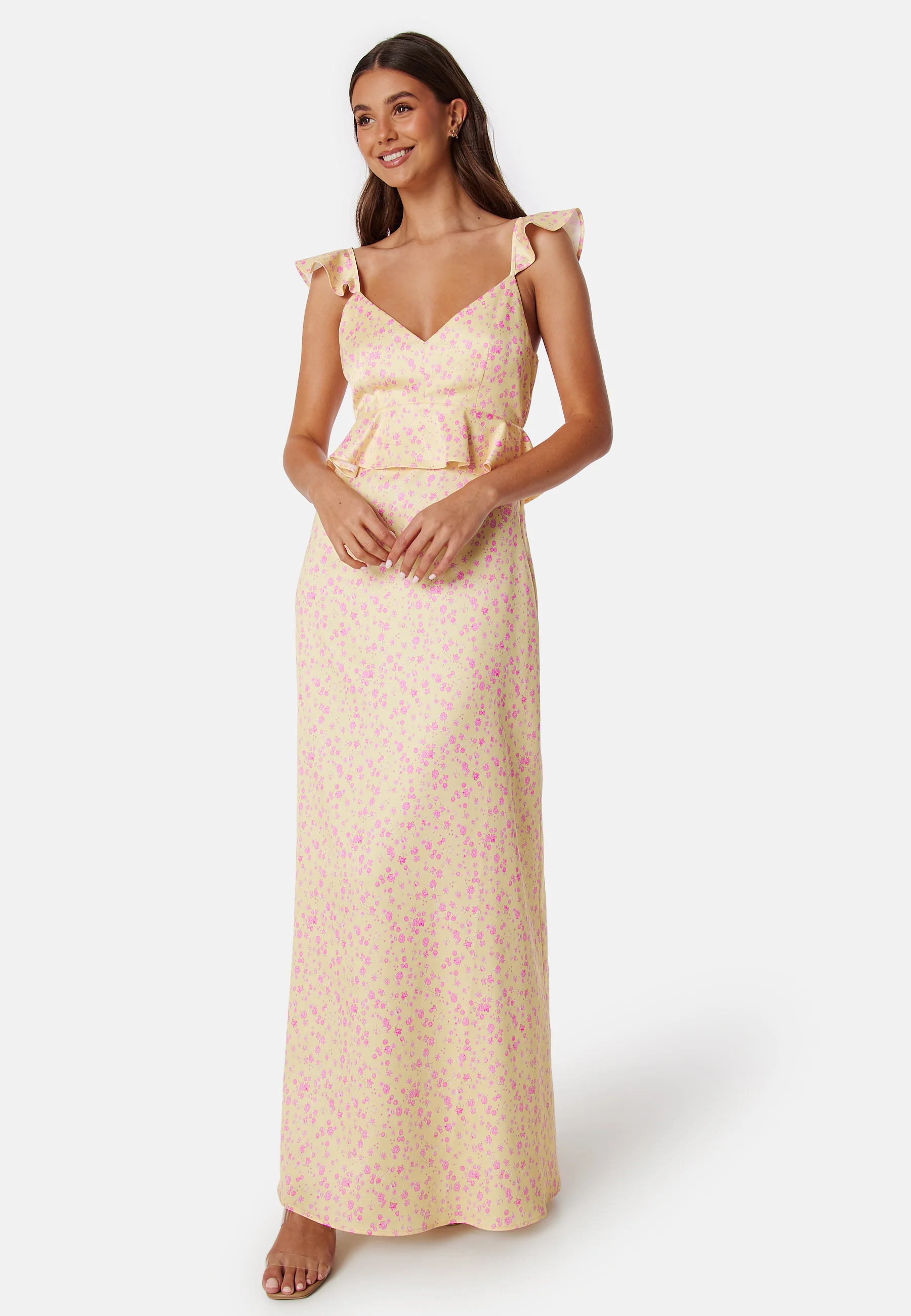 Andrea Tie Back Maxi Dress - Image 4