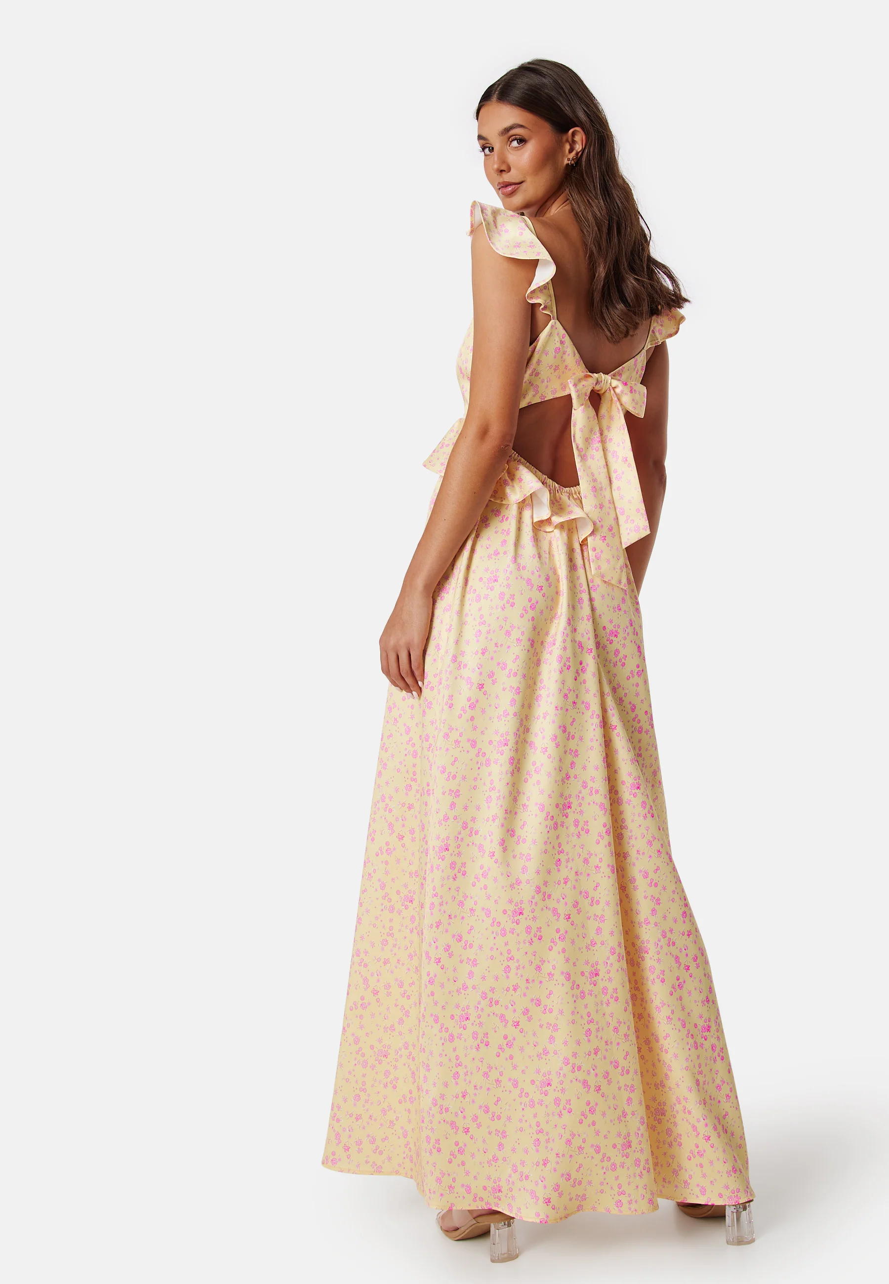 Andrea Tie Back Maxi Dress - Image 5