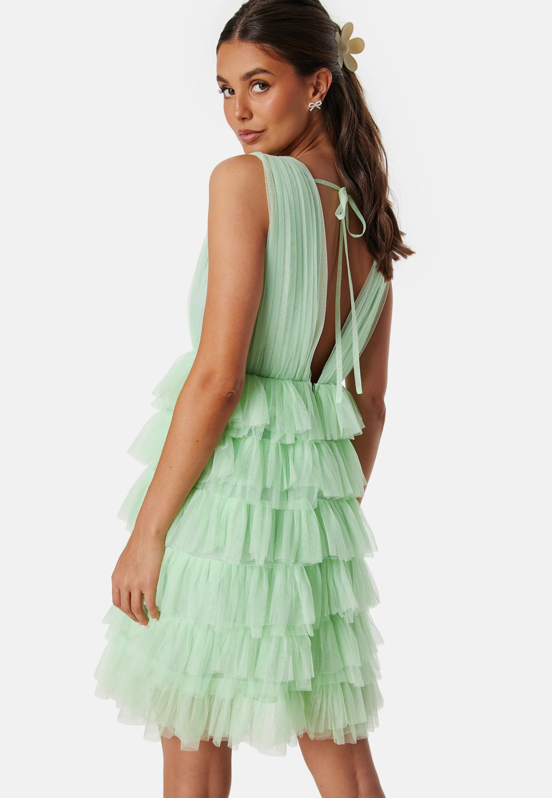 Andrea Tulle Mini Dress - Image 5