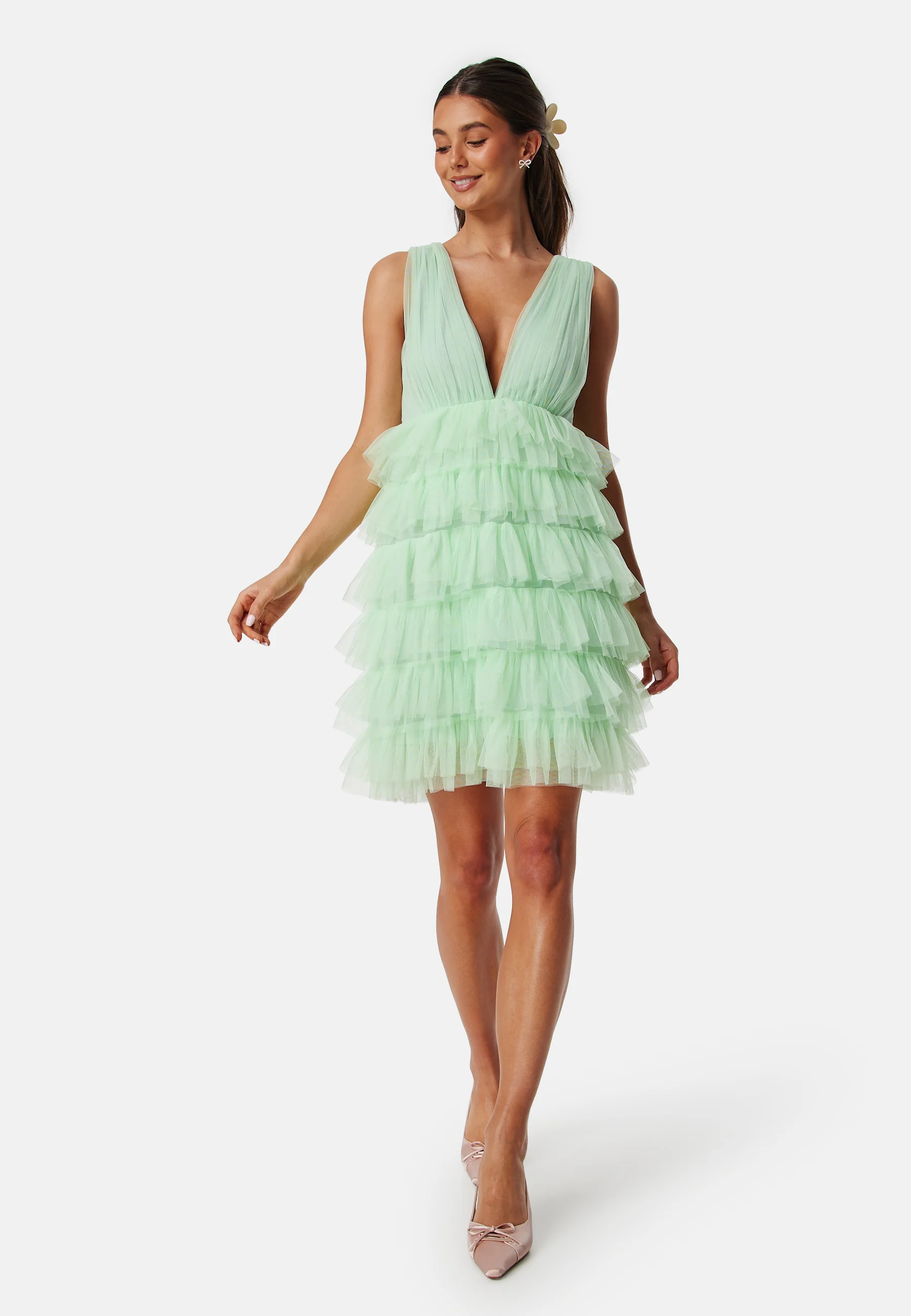 Andrea Tulle Mini Dress - Image 6