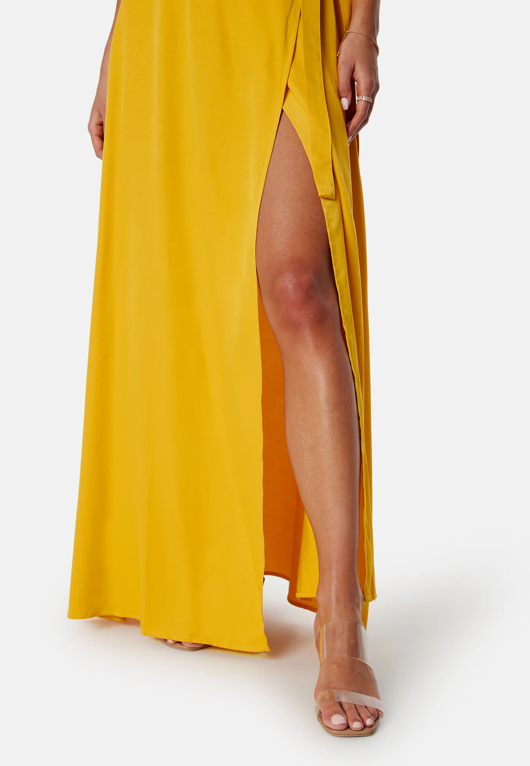 Andrea Viscose Satin Dress - Image 4