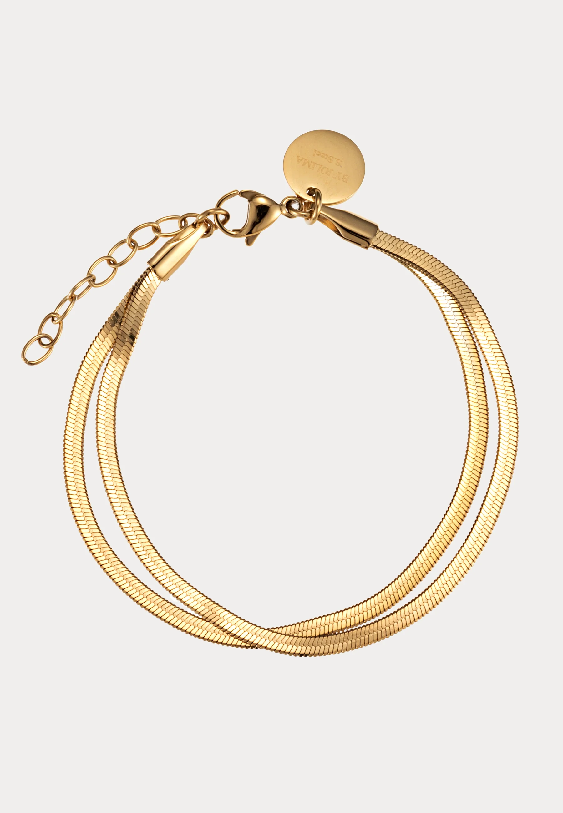 Angeline Layer Bracelet, Gold - Image 2