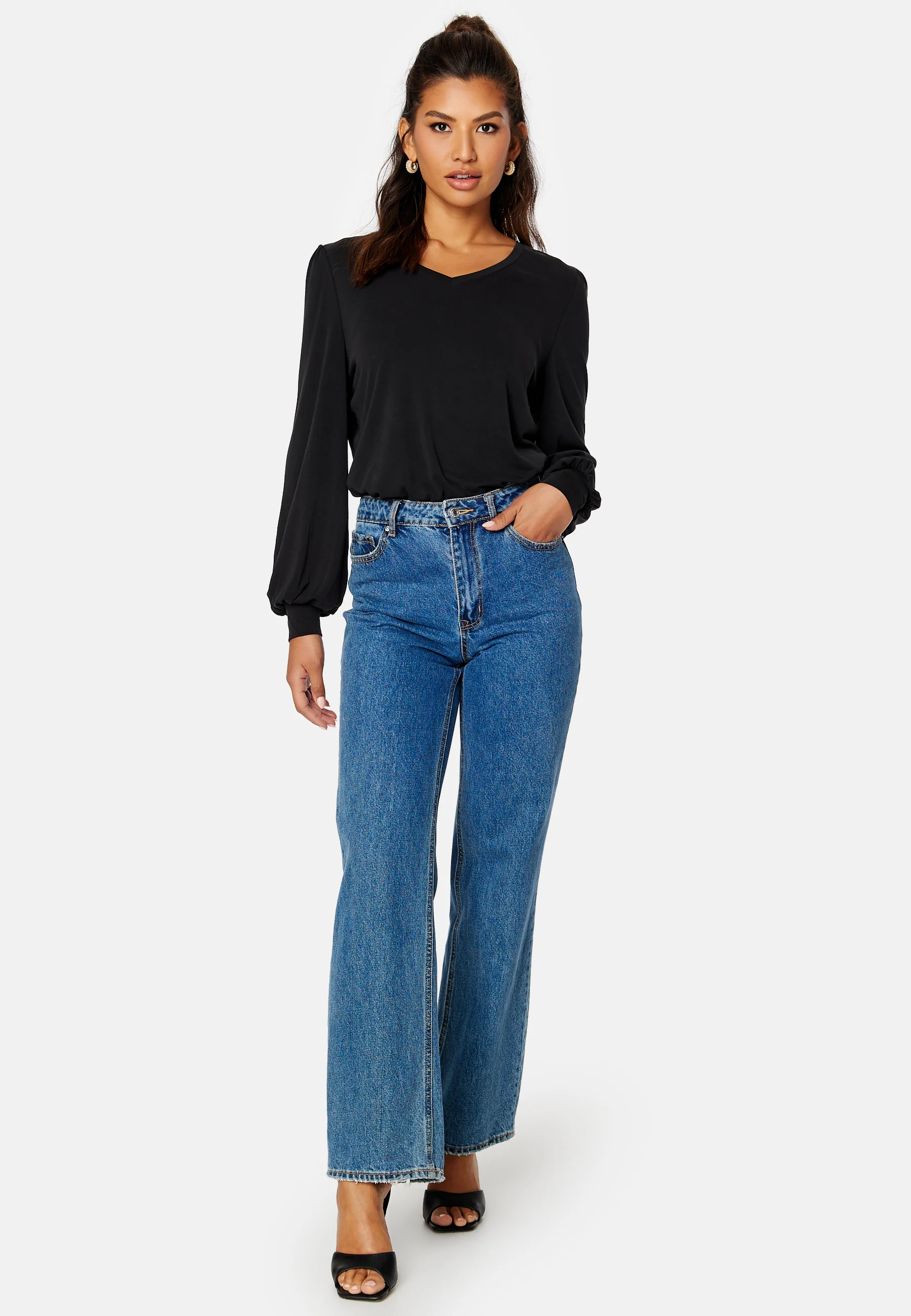 Annie L/S V-Neck Top - Image 2