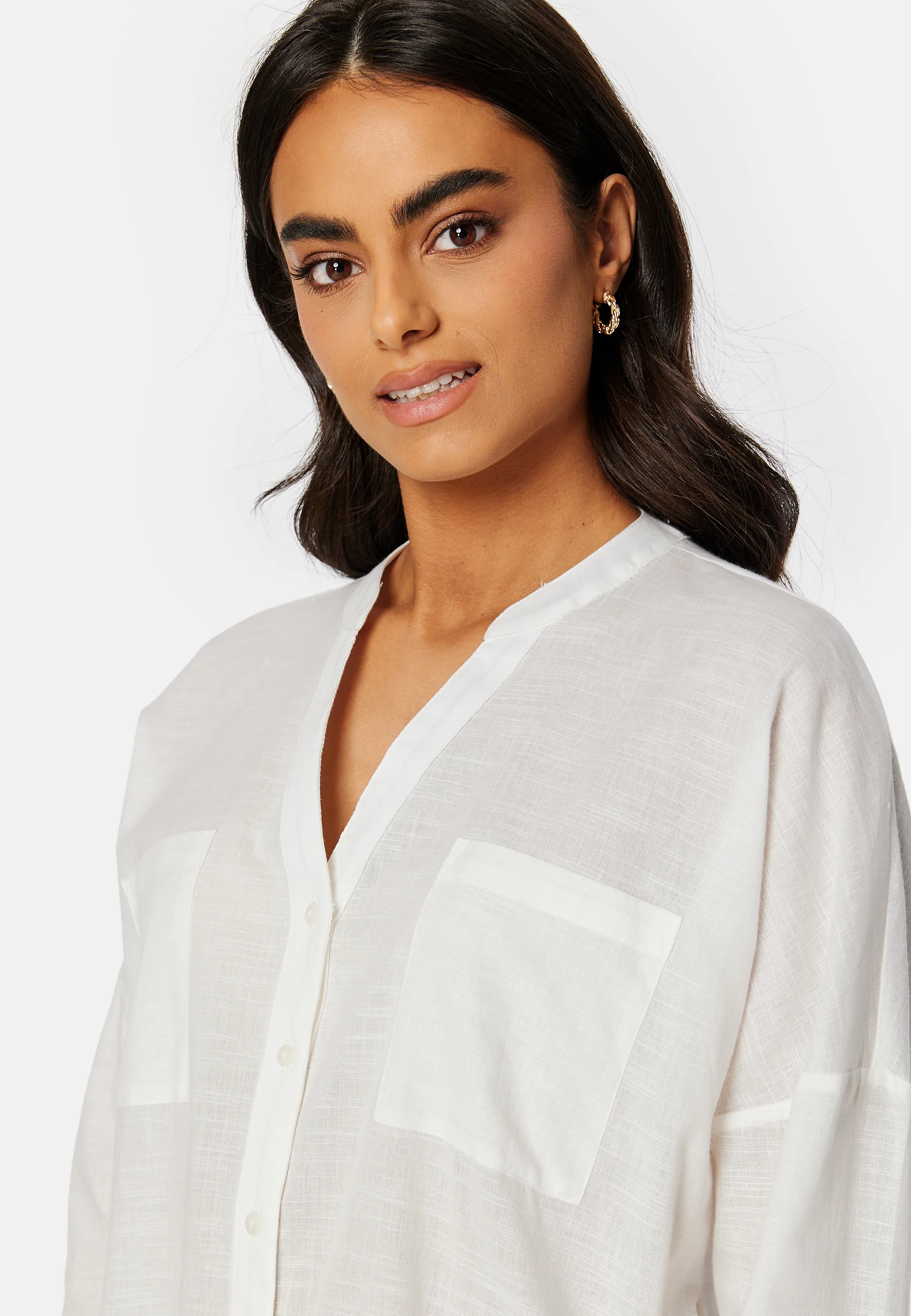 Apeldoorn Solid V-Neck L/S Shirt - Image 5