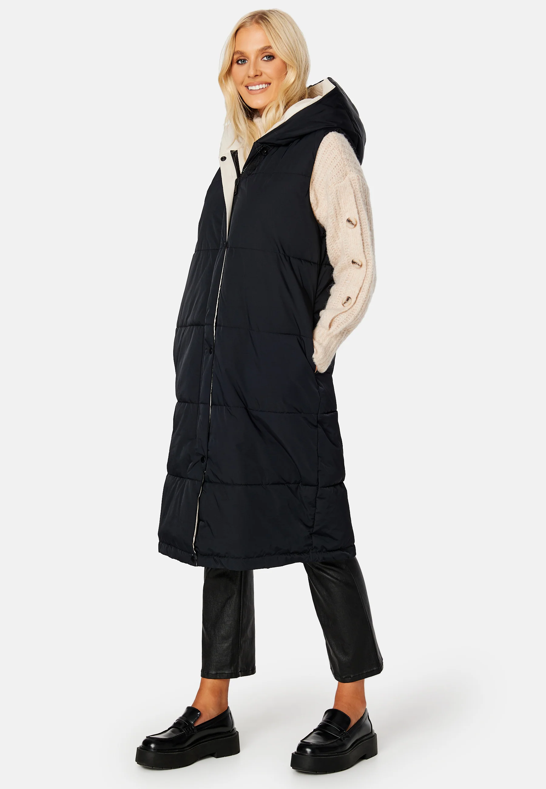 Aria S/L Hoodie Vest - Image 4