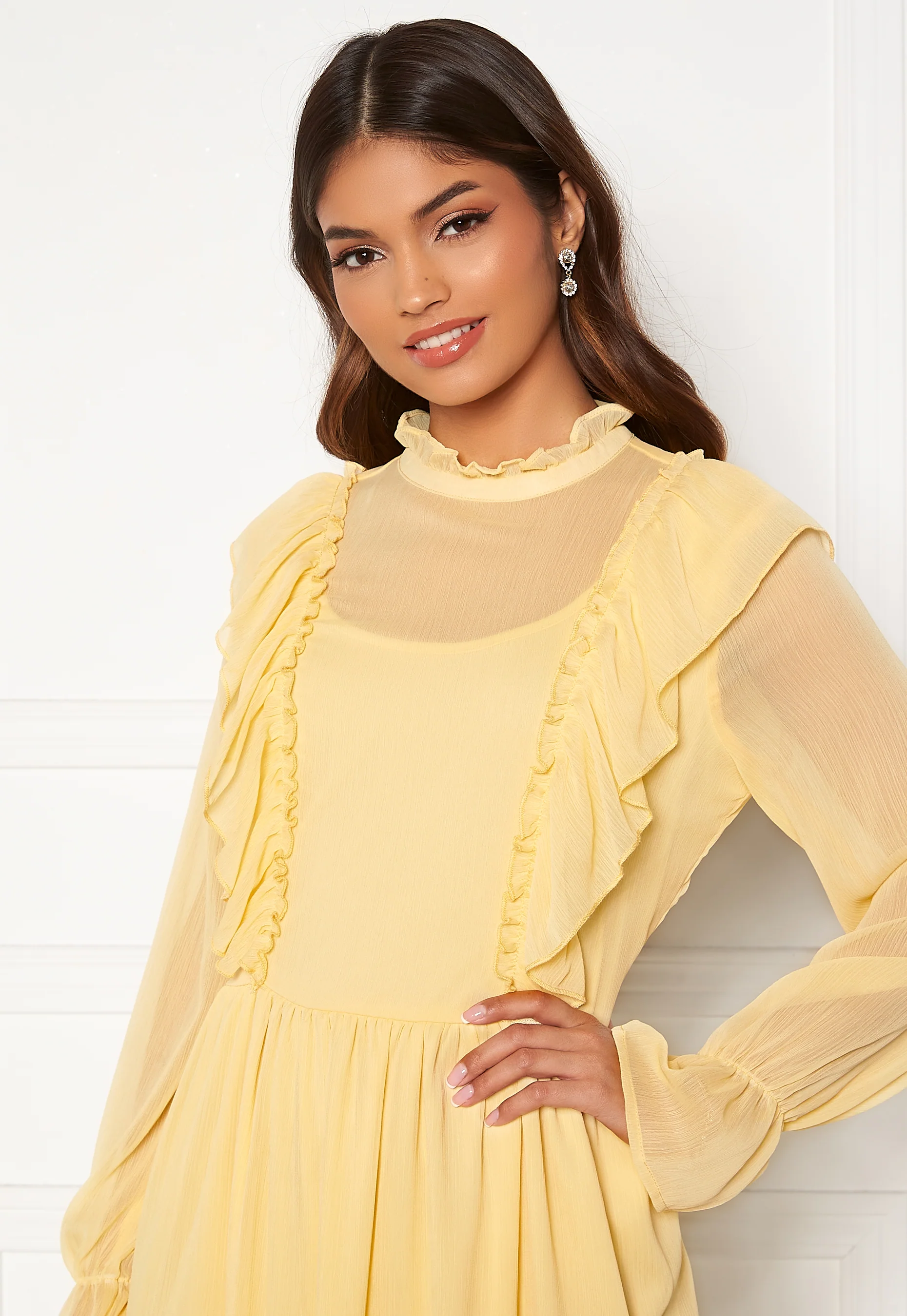Ashlynn Highneck L/S Dress - Image 4