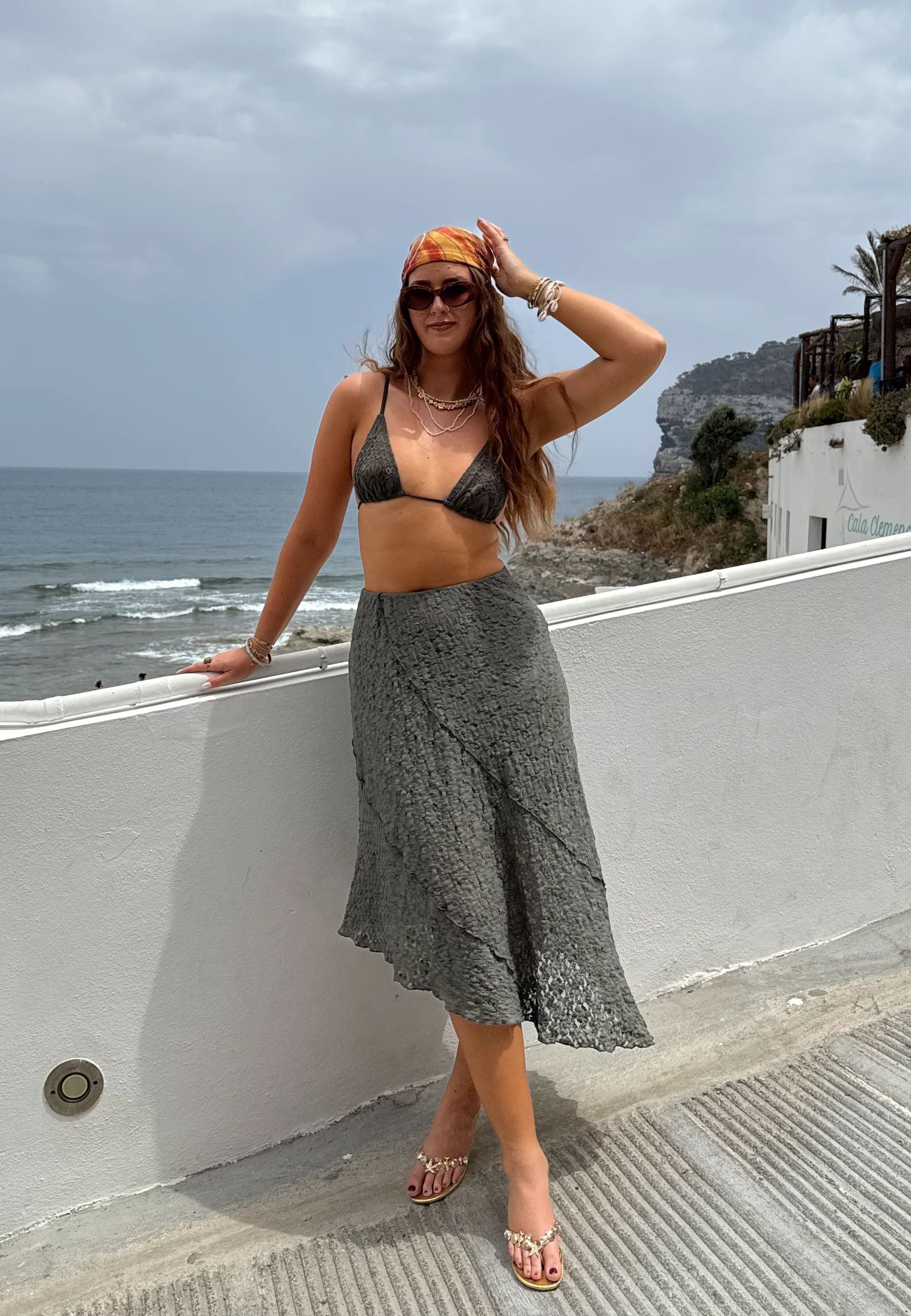 Asymmetric Lace Skirt