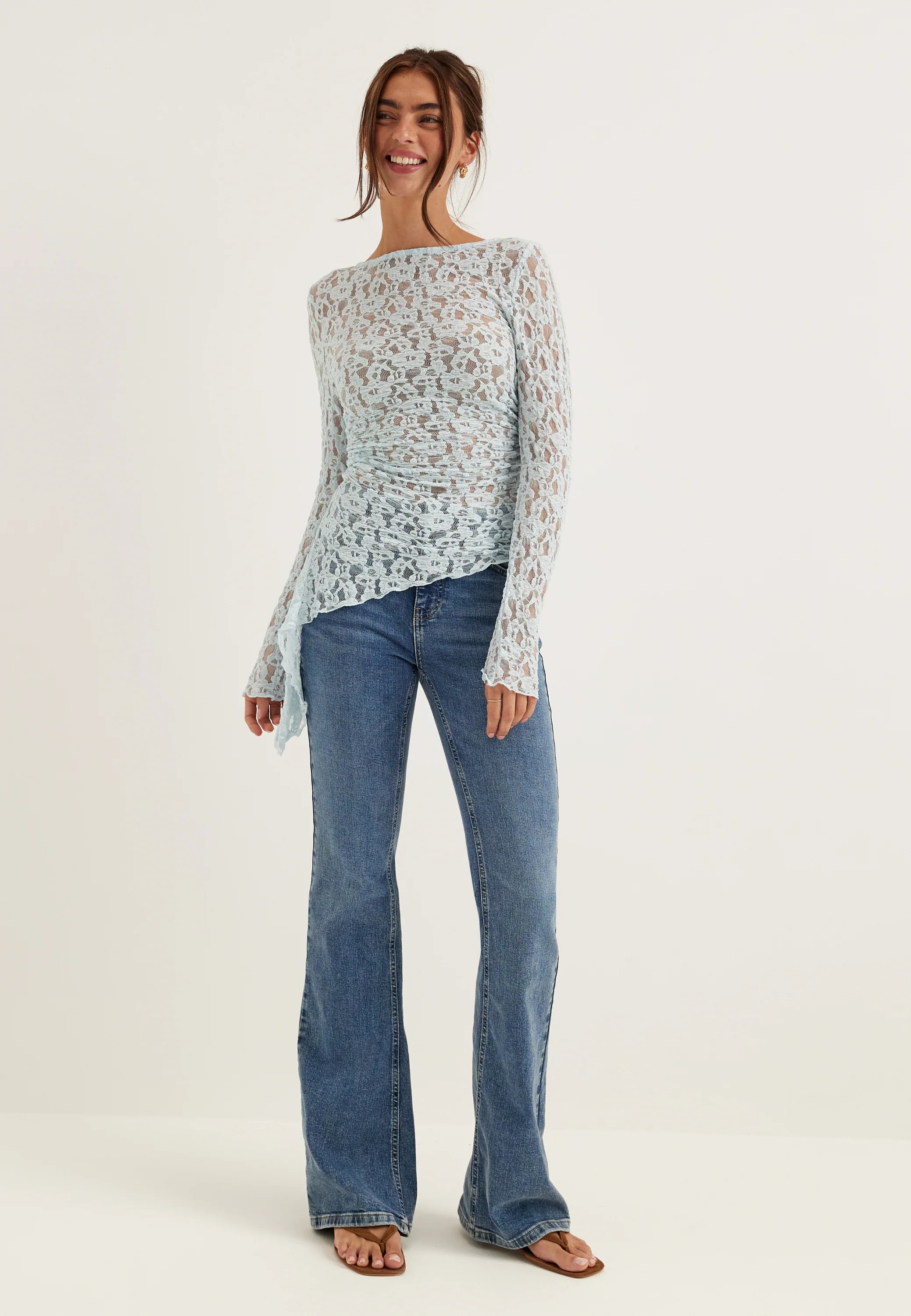 Asymmetric Lace Top - Image 2