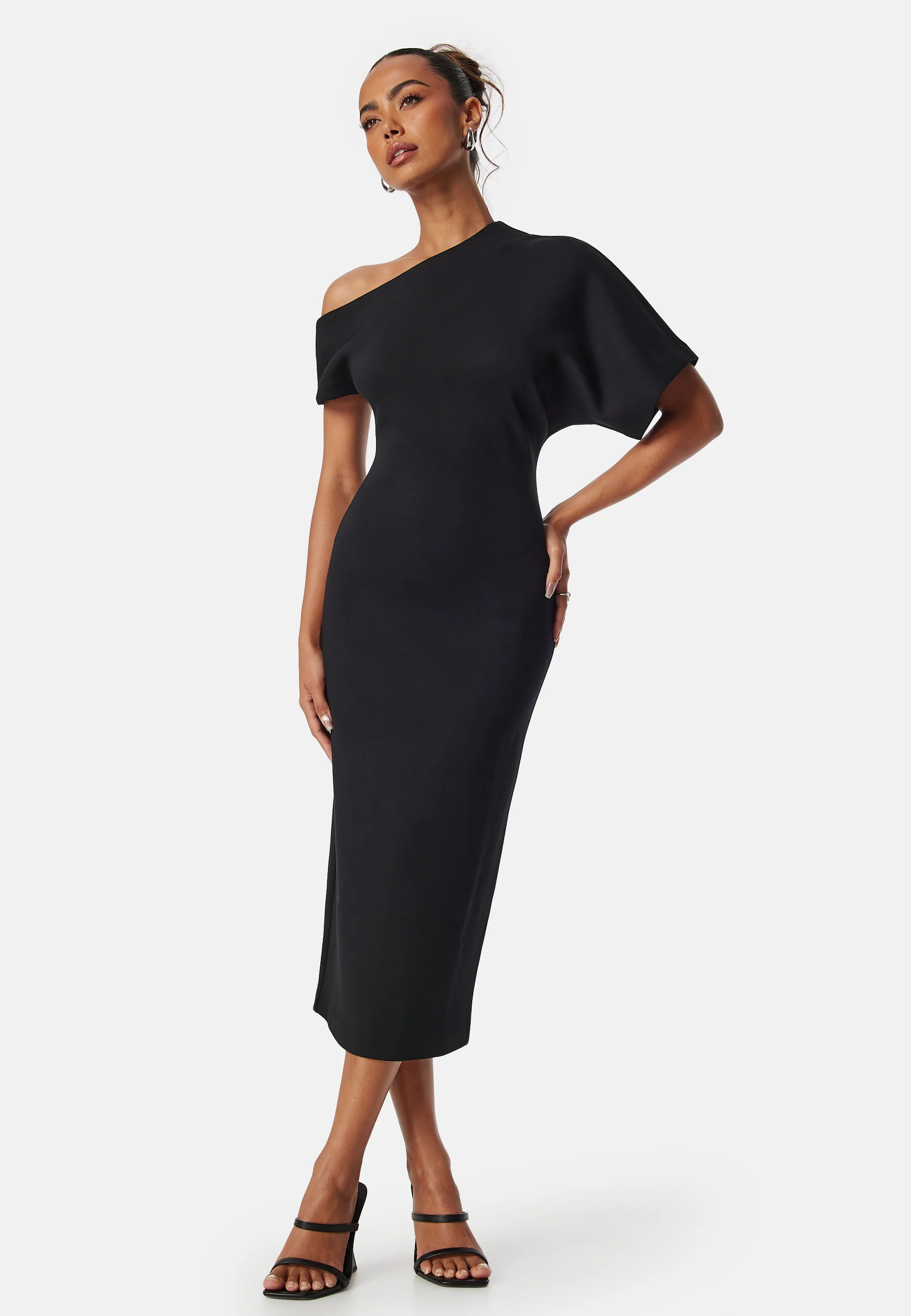 Asymmetric Midi Dress