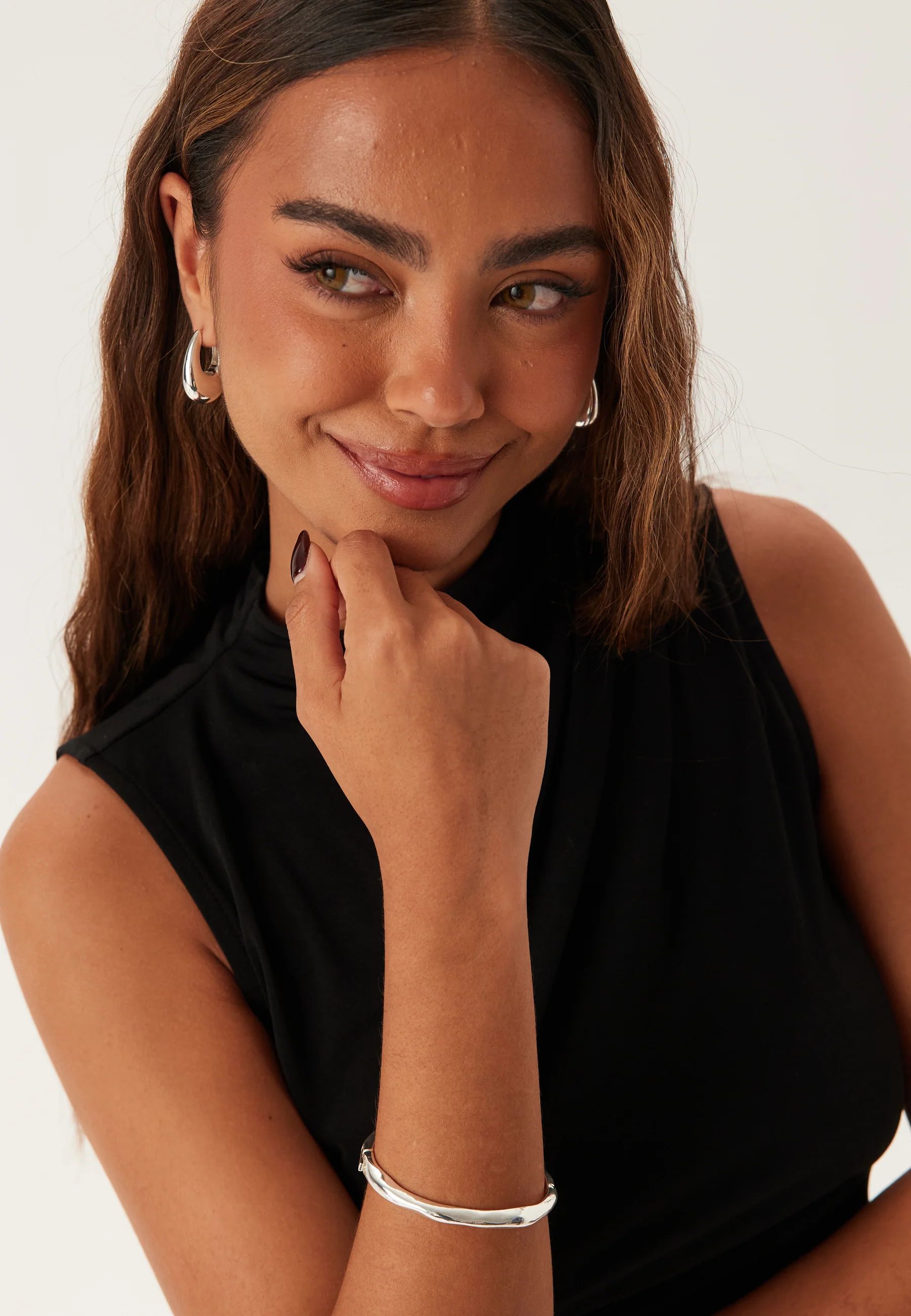 Autumn Chunky Retro Hoop Earri - Image 2