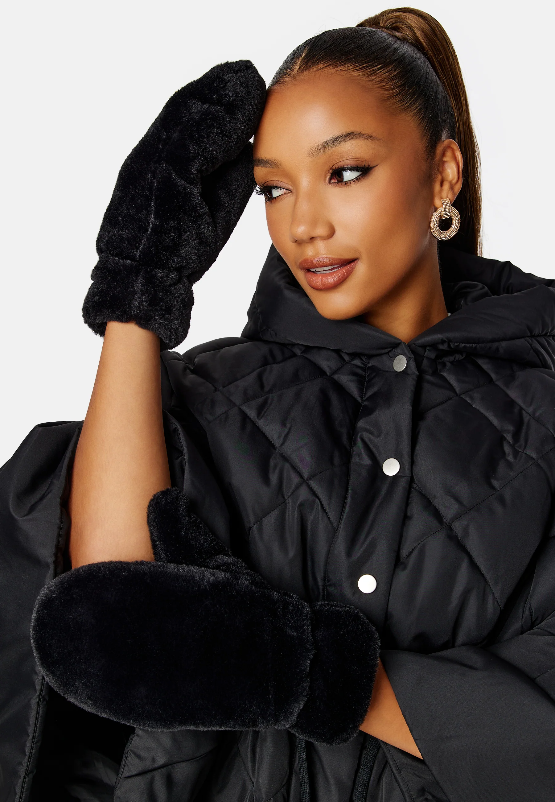 Ava fur gloves