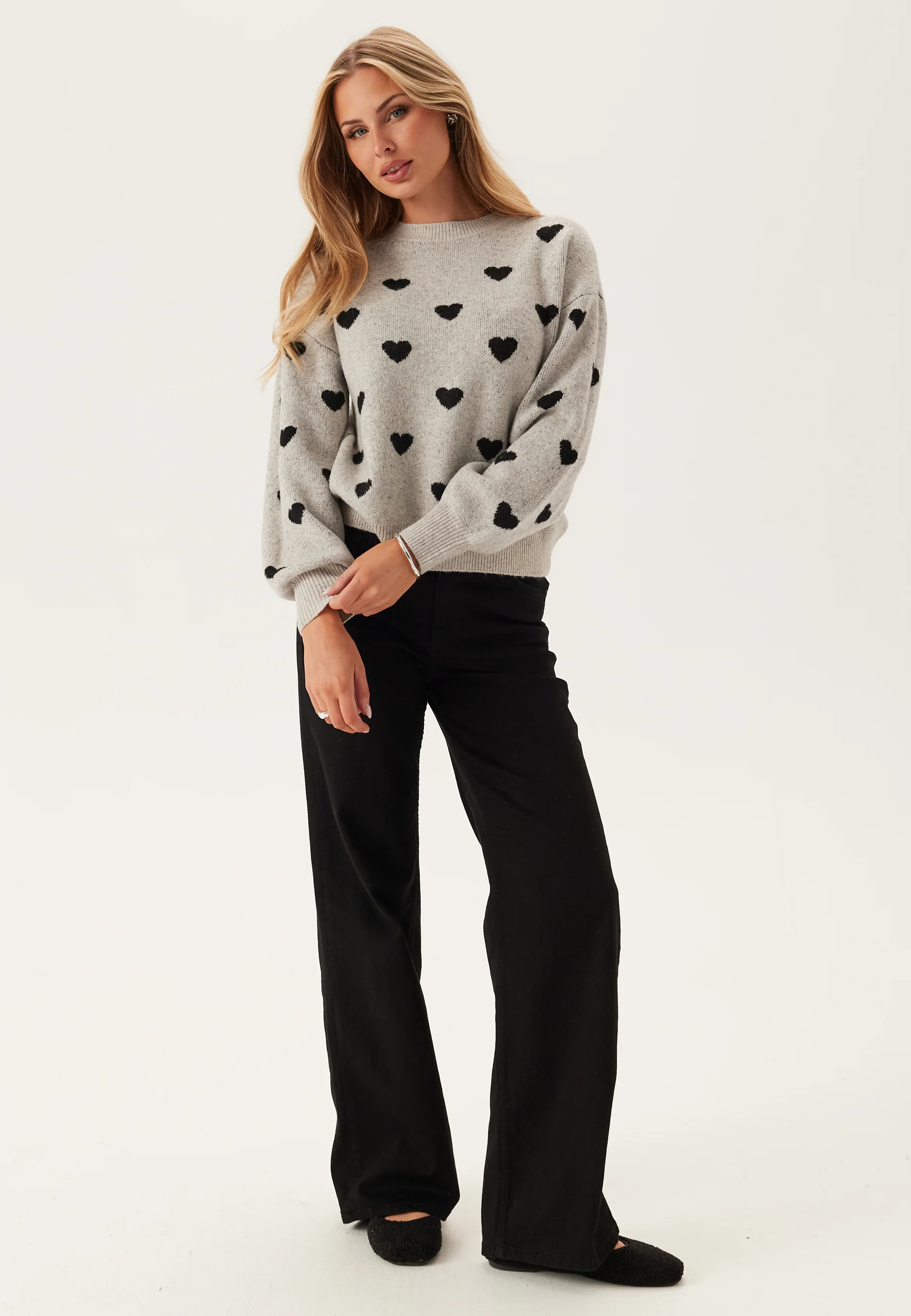Awheart Ls O-neck Knit - Image 4