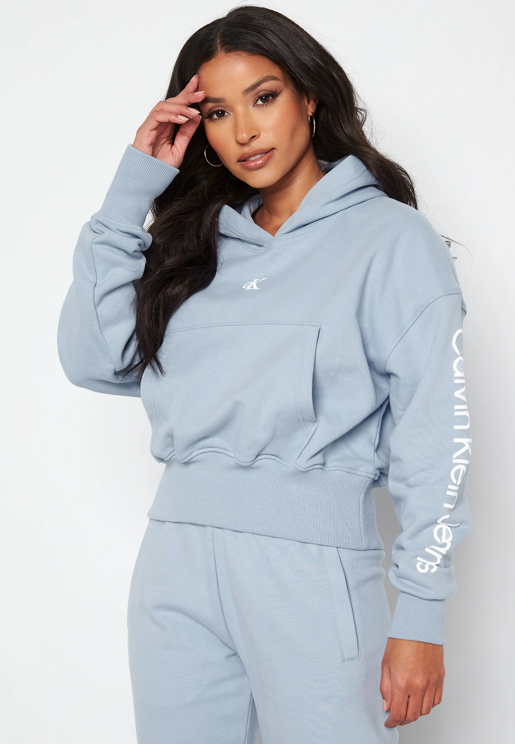 Back Two Tone Monogram Hoodie - Image 2