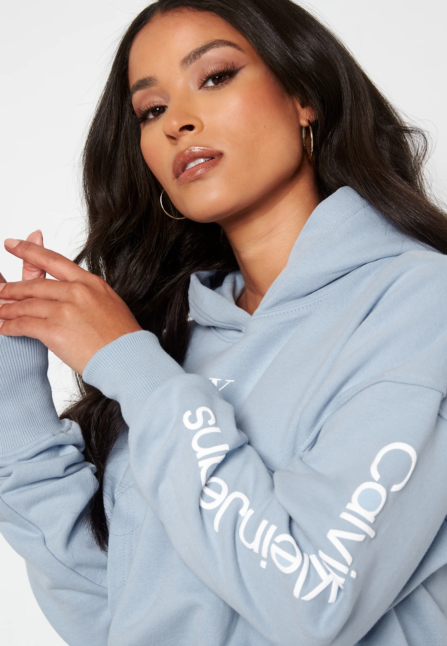 Back Two Tone Monogram Hoodie - Image 5