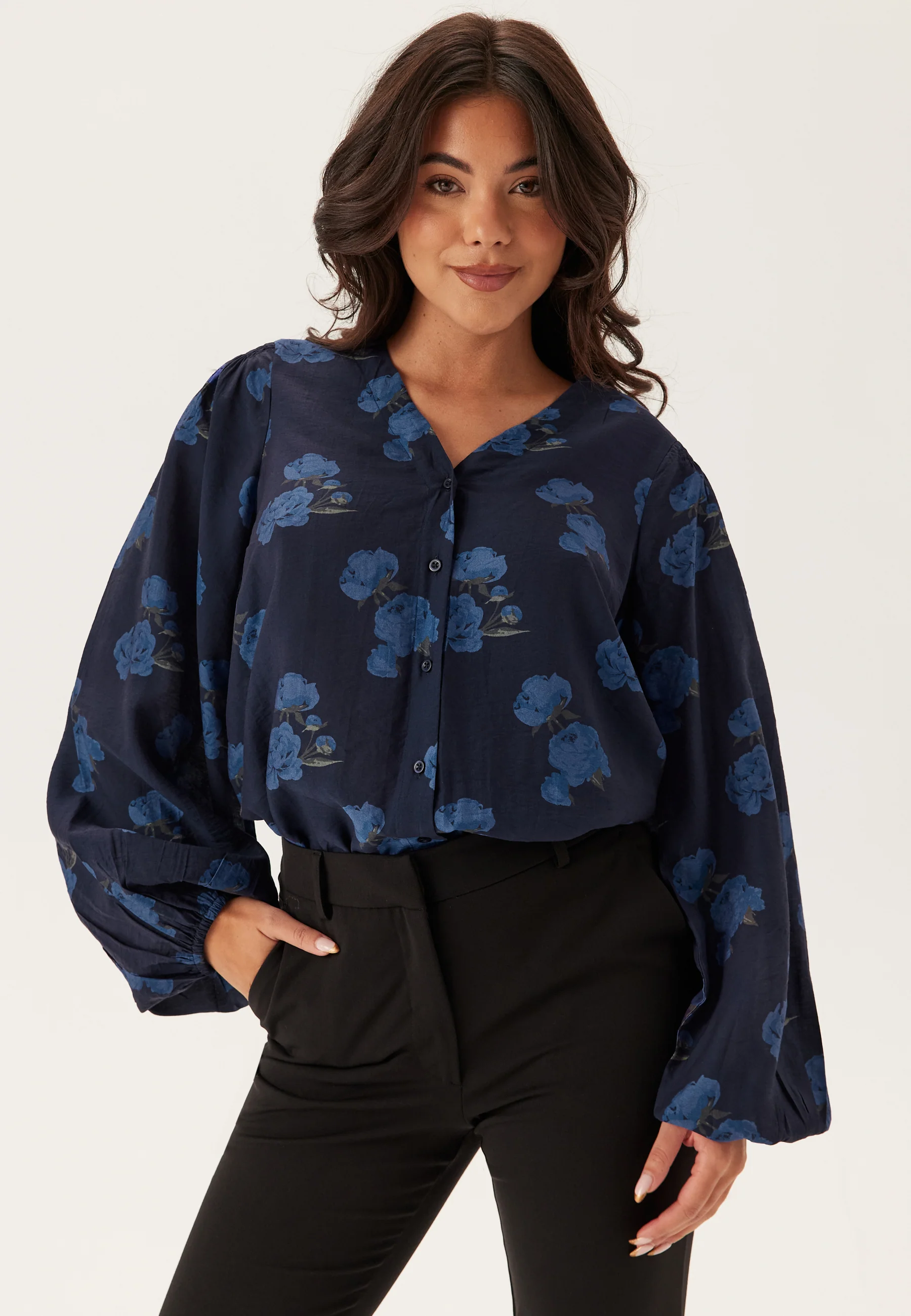 Balloon Sleeve Blouse - Image 4