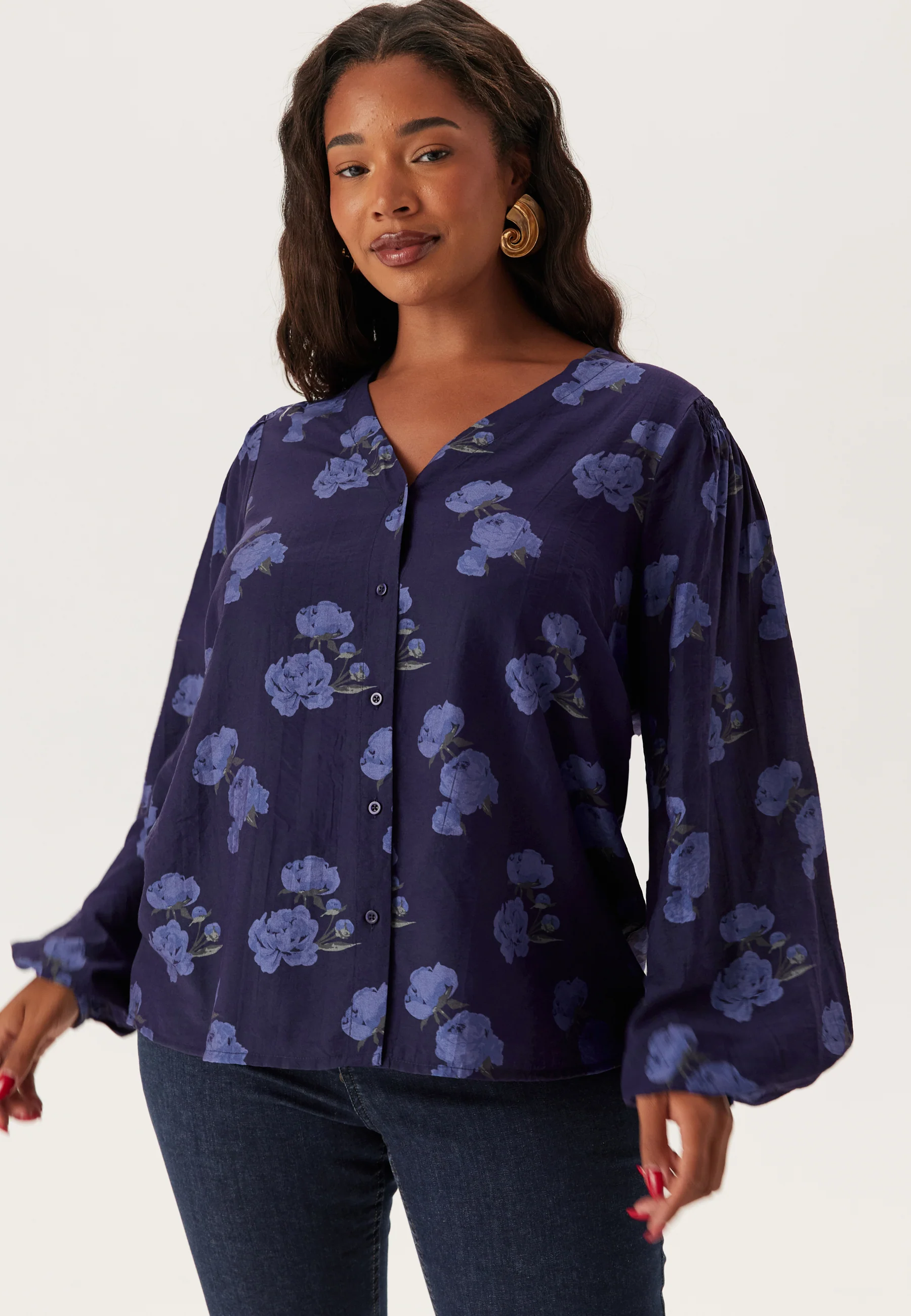 Balloon Sleeve Blouse - Image 7