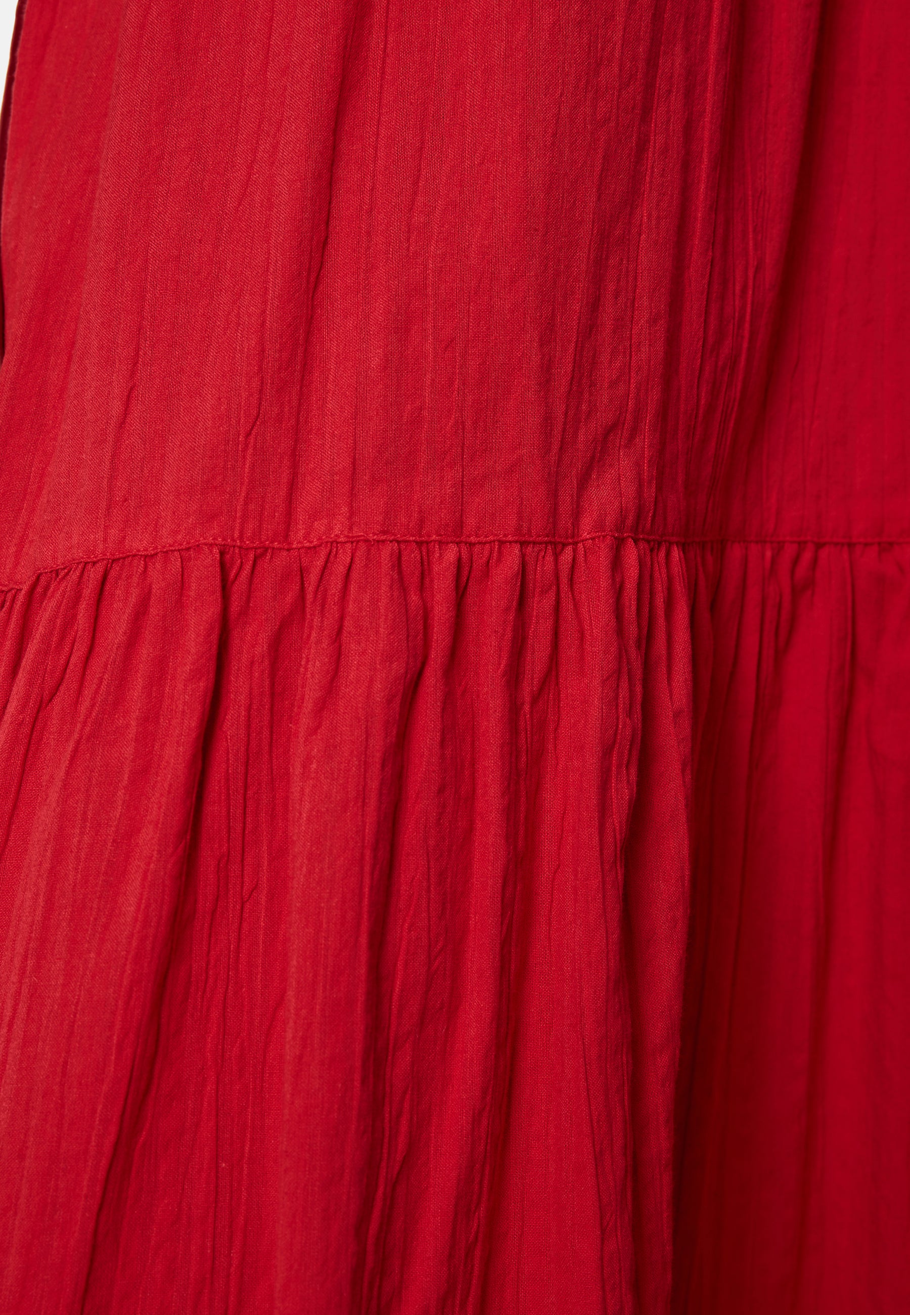 Balloon Sleeve Cotton Dress - Image 4