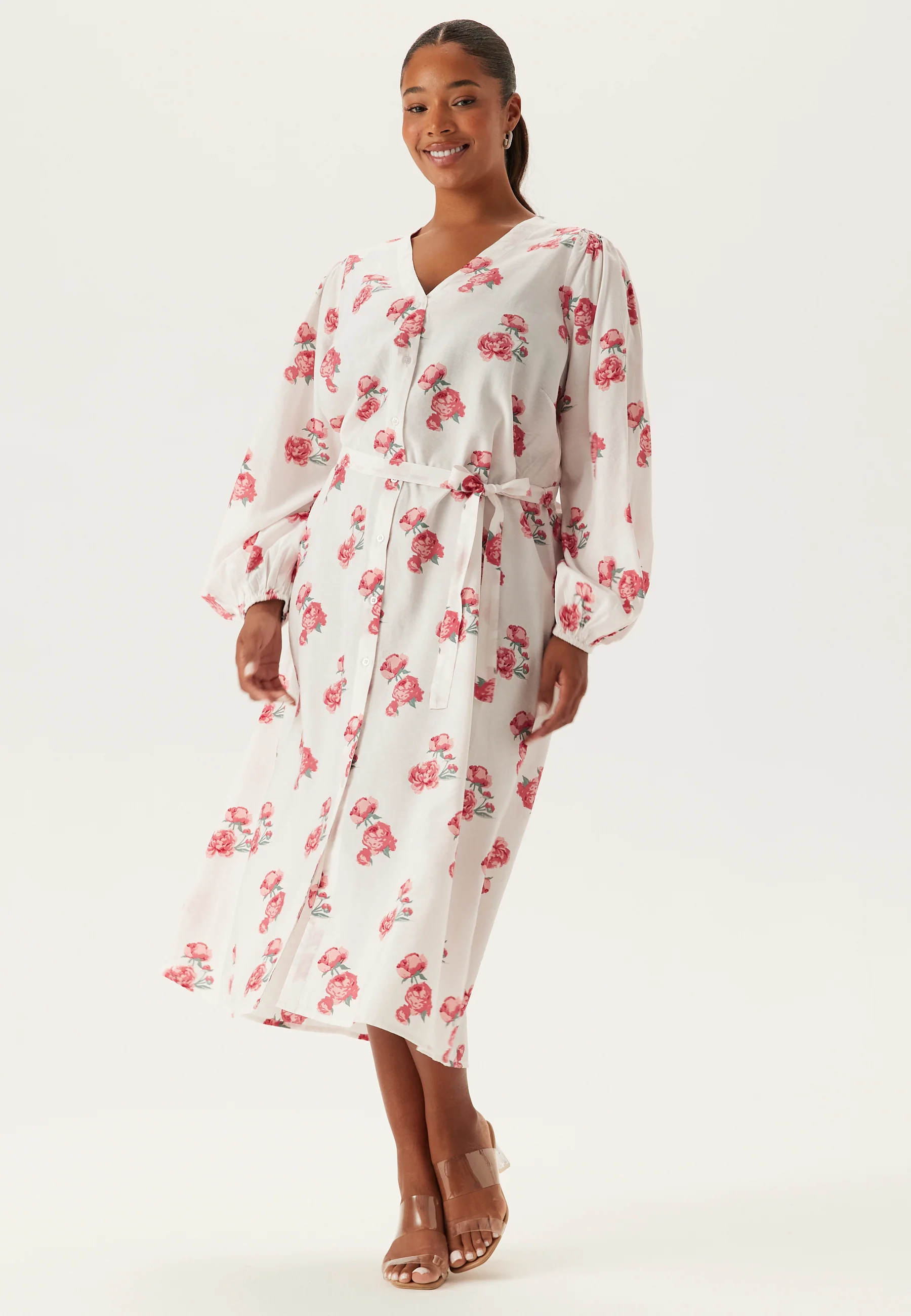 Balloon Sleeve Dress - Image 2