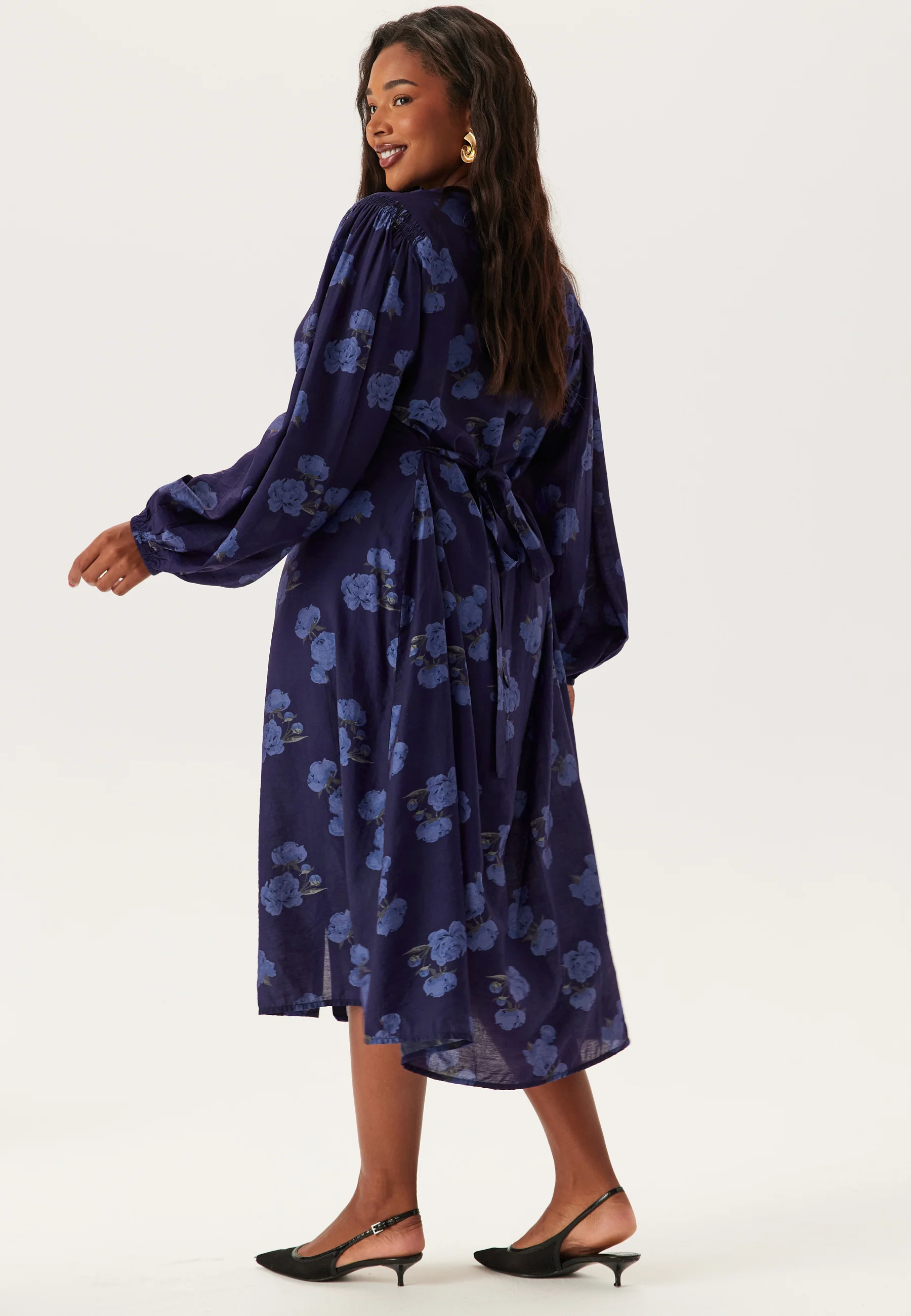 Balloon Sleeve Dress - Image 6