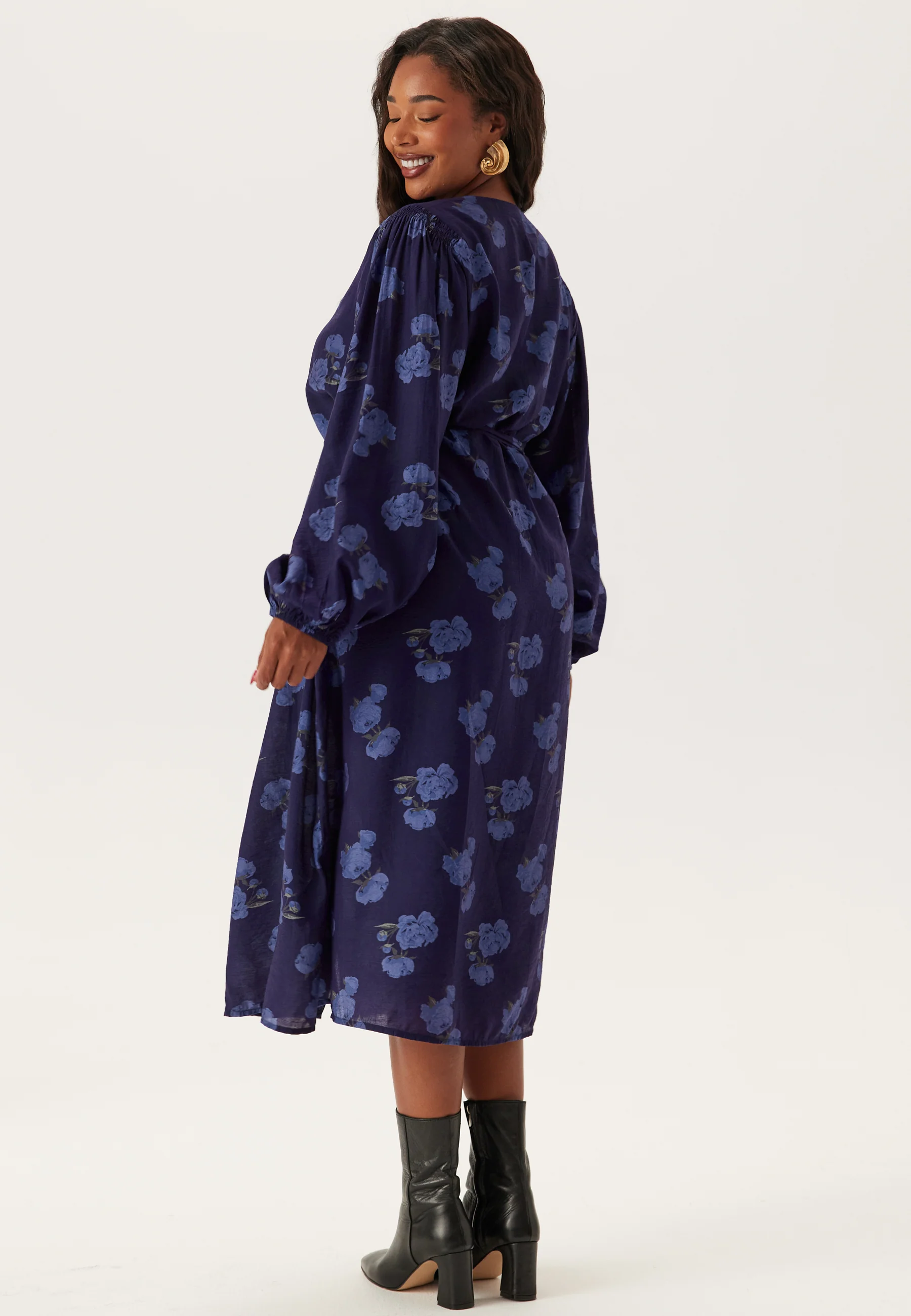 Balloon Sleeve Dress - Image 8