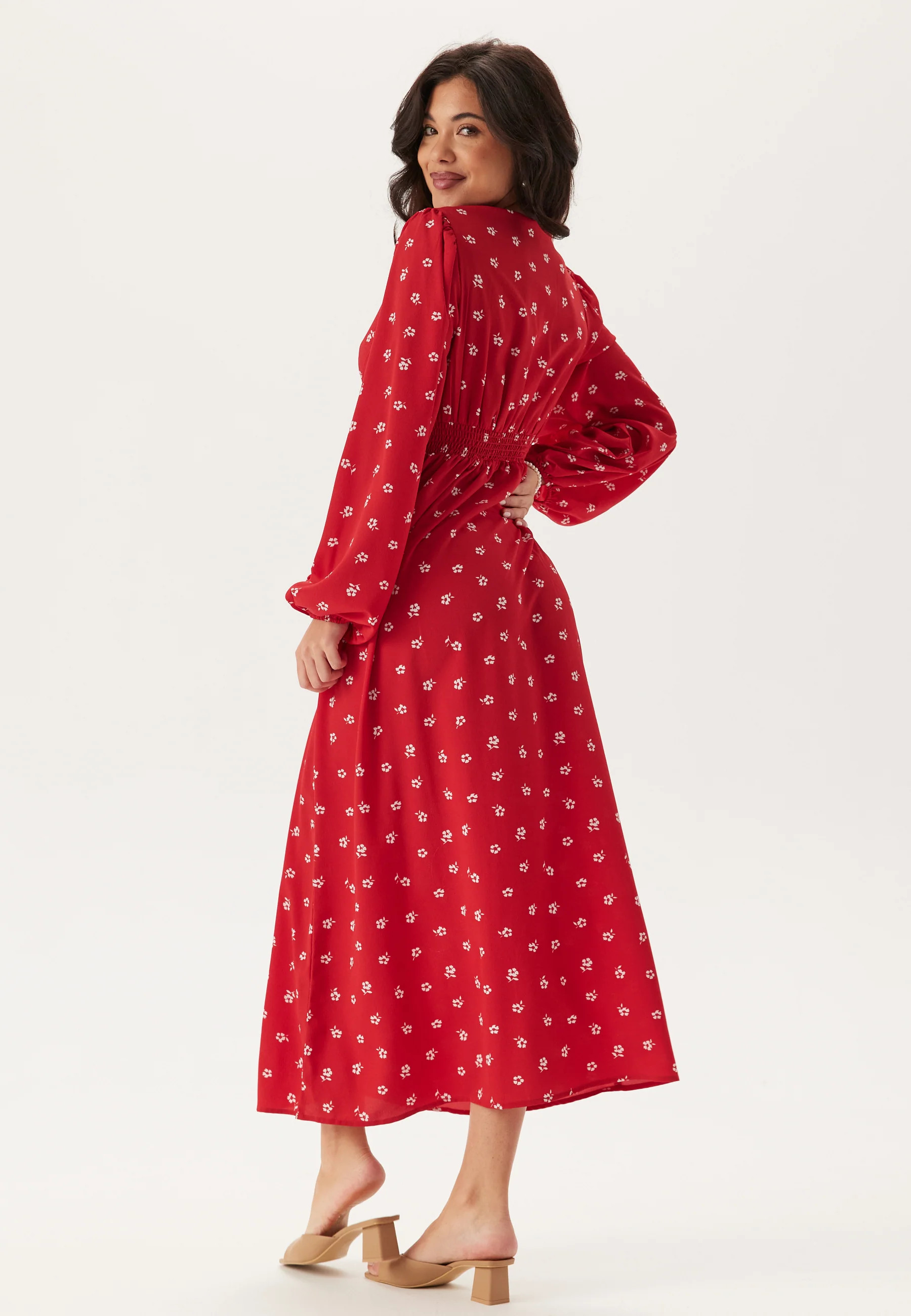 Balloon Sleeve Maxi Dress - Image 2