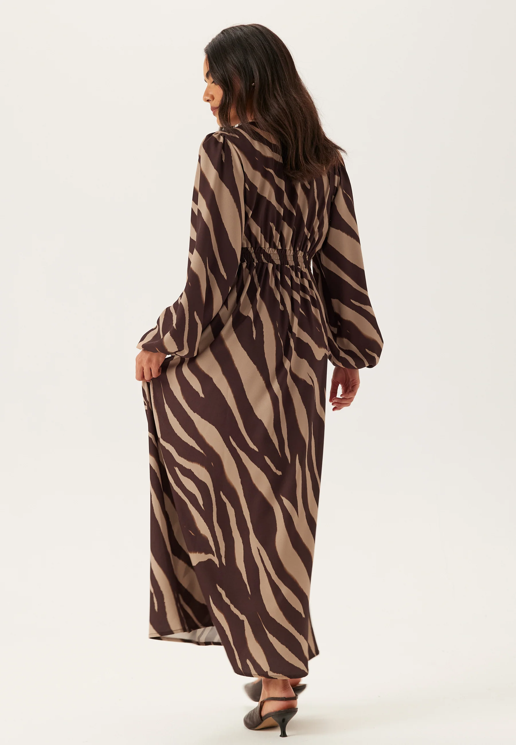 Balloon Sleeve Maxi Dress - Image 3