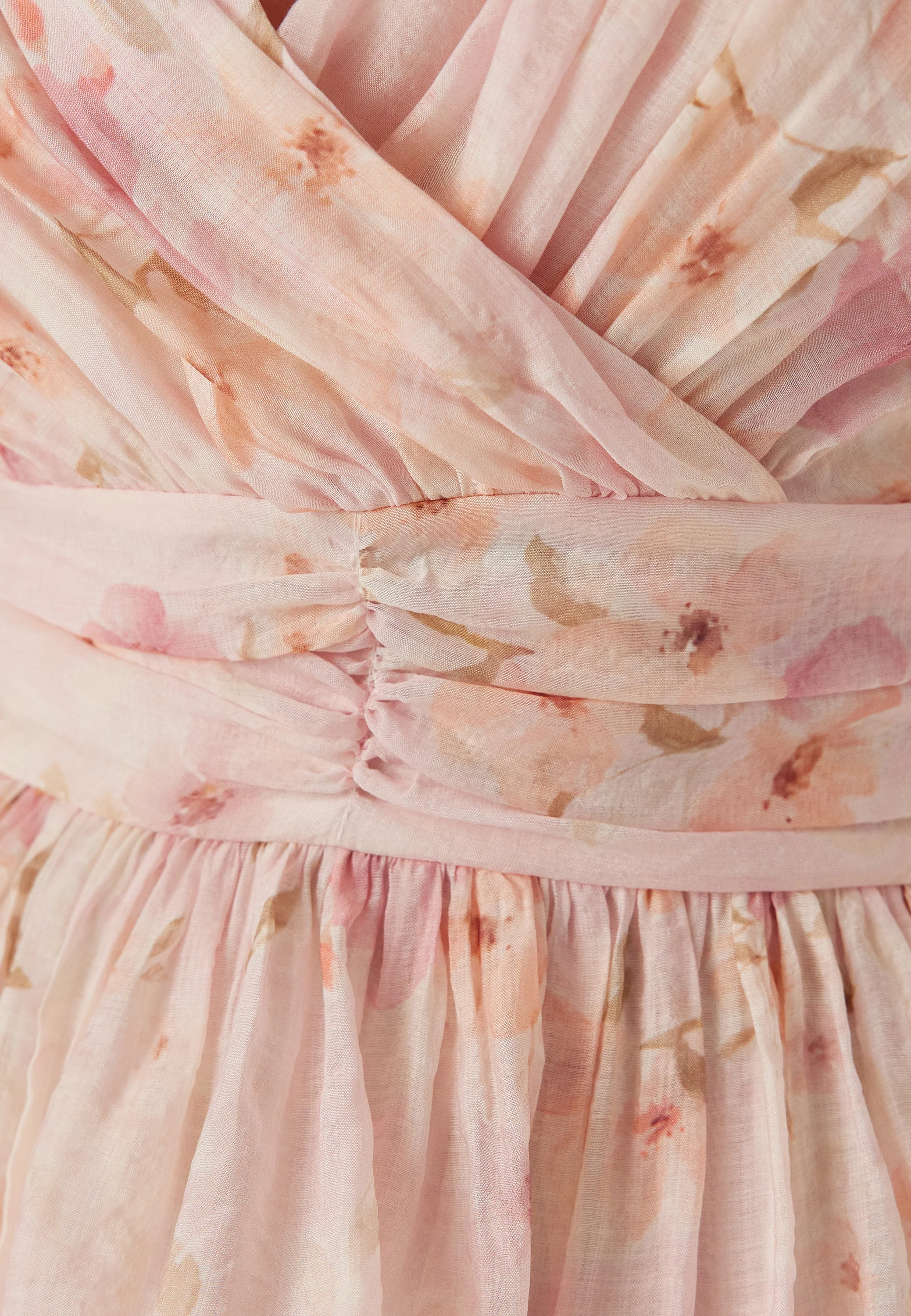 Balloon Sleeve Short Flounce Dress - Image 4
