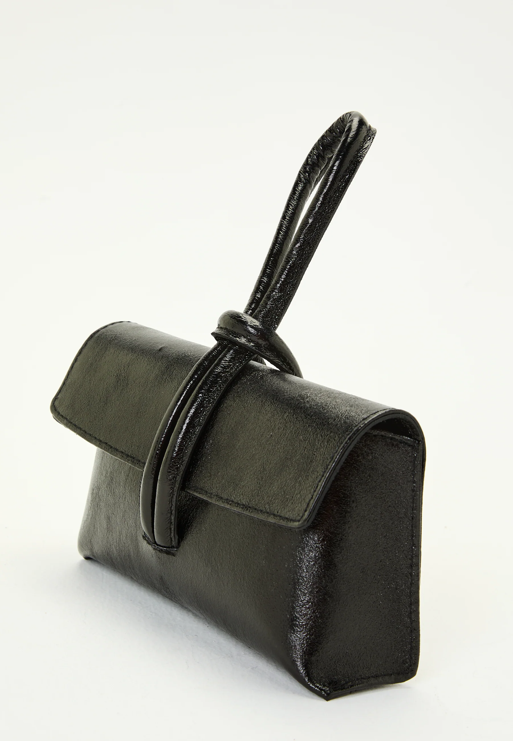 Barletta Shiny Leather Bag - Image 4