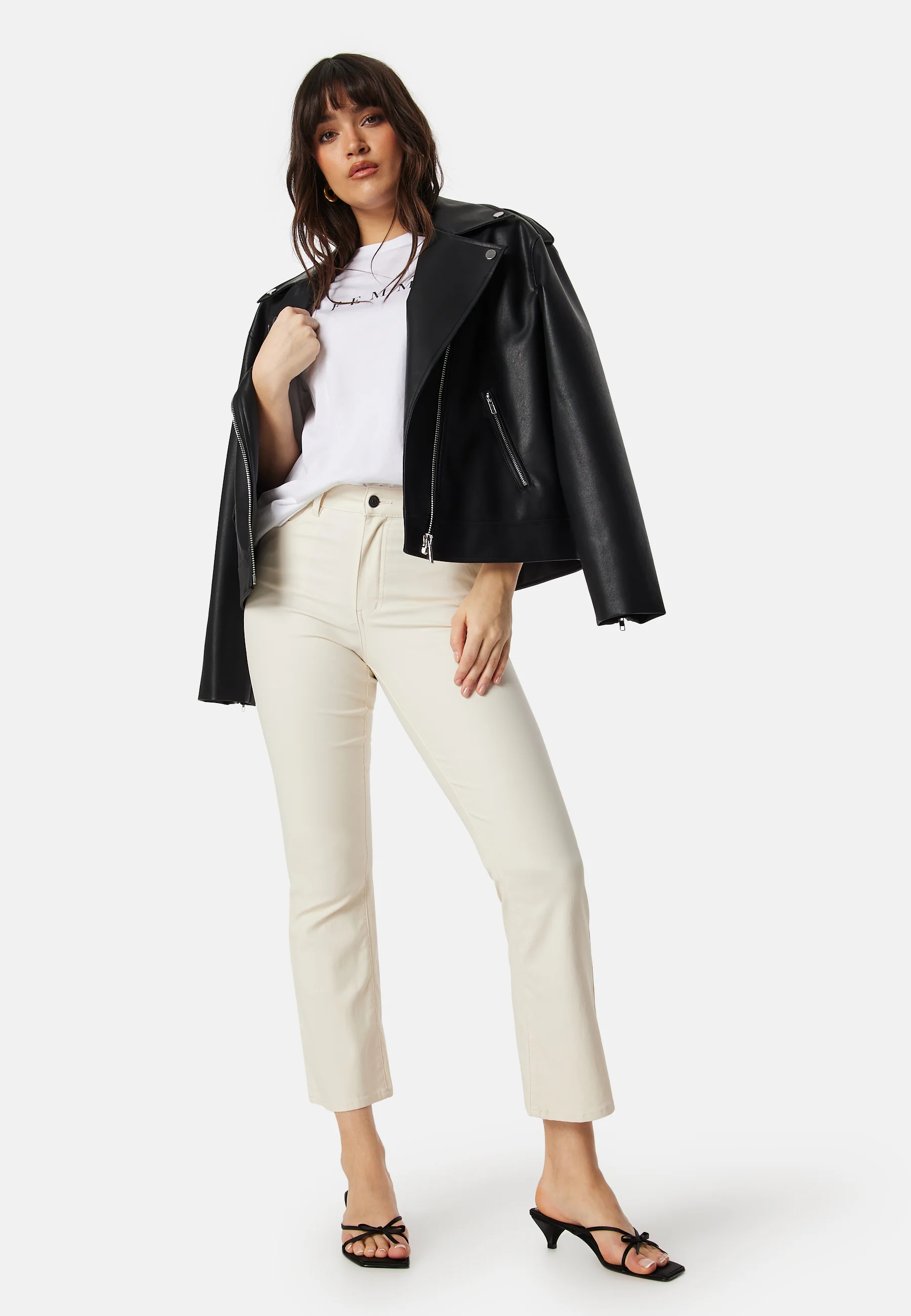 Belle 7/8 Coated Flared Pant - Image 3