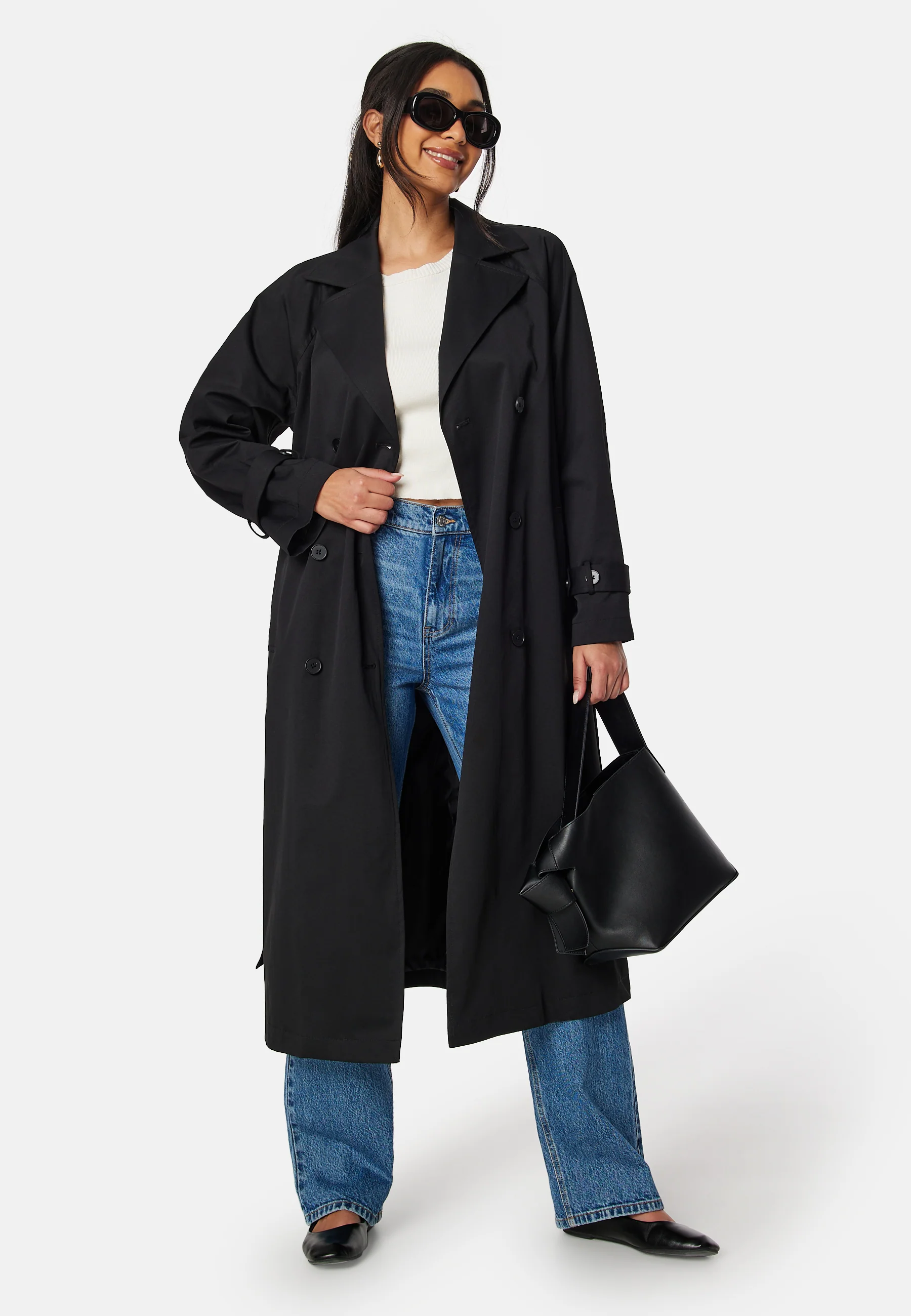 Belted Midi Trenchcoat - Image 2