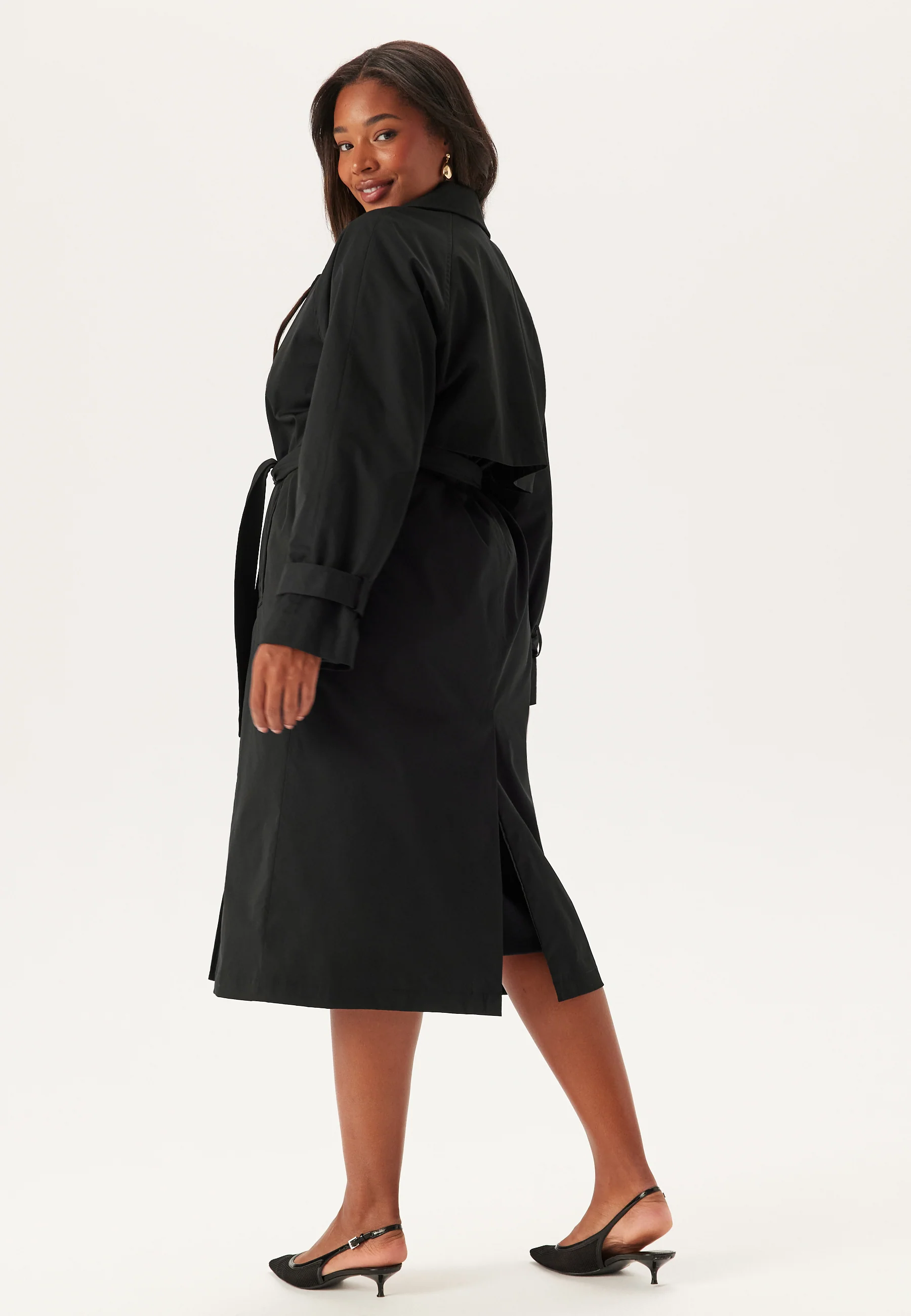 Belted Midi Trenchcoat - Image 7