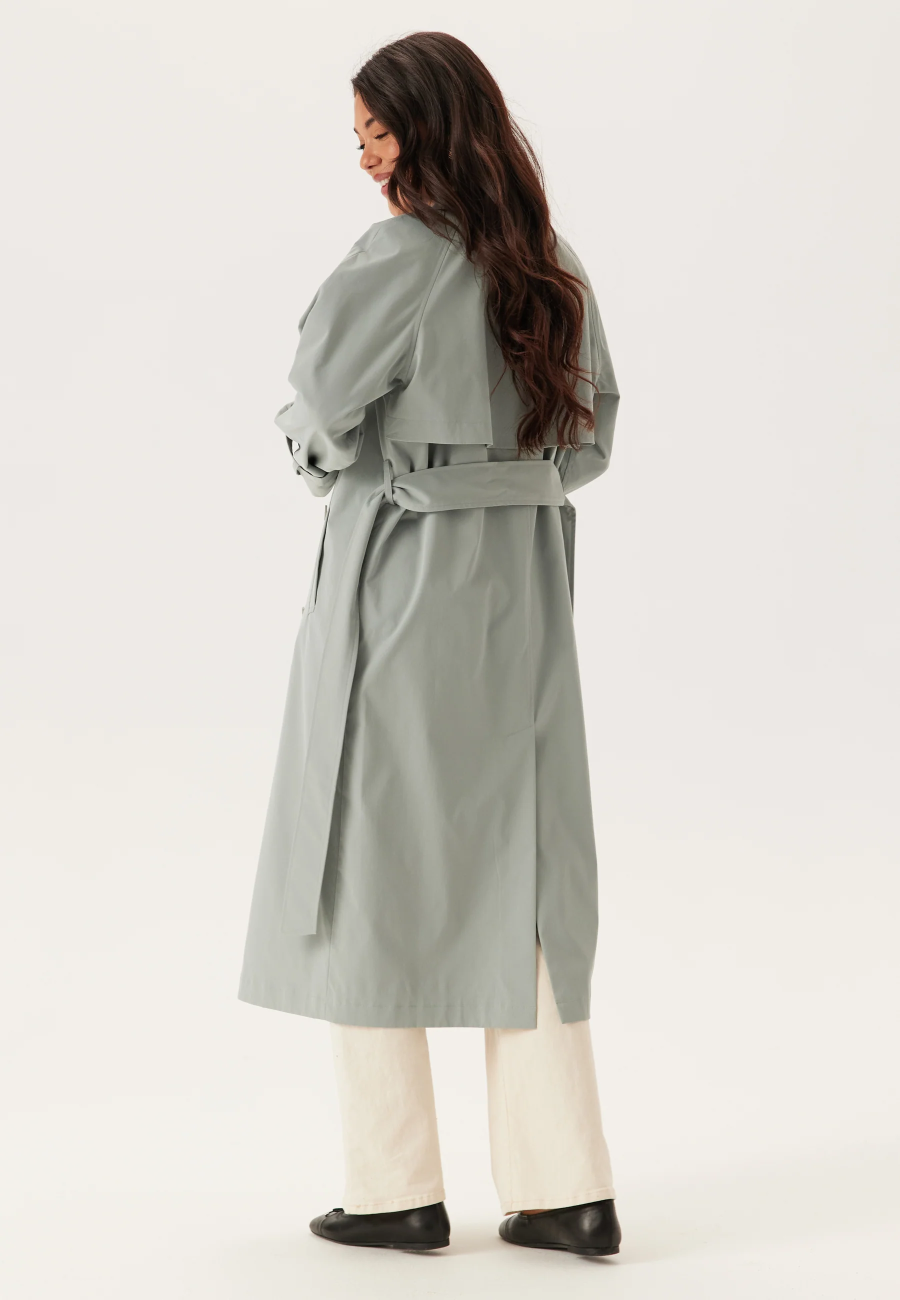 Belted Midi Trenchcoat - Image 2