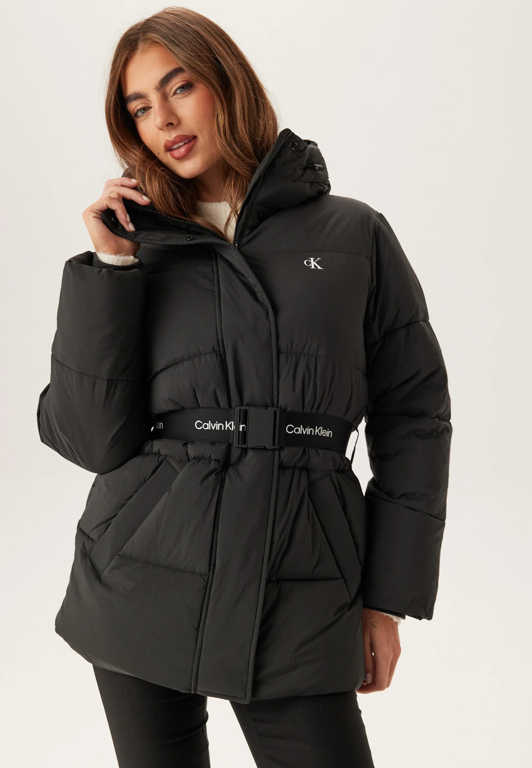 Belted Midweight Puffer - Image 2