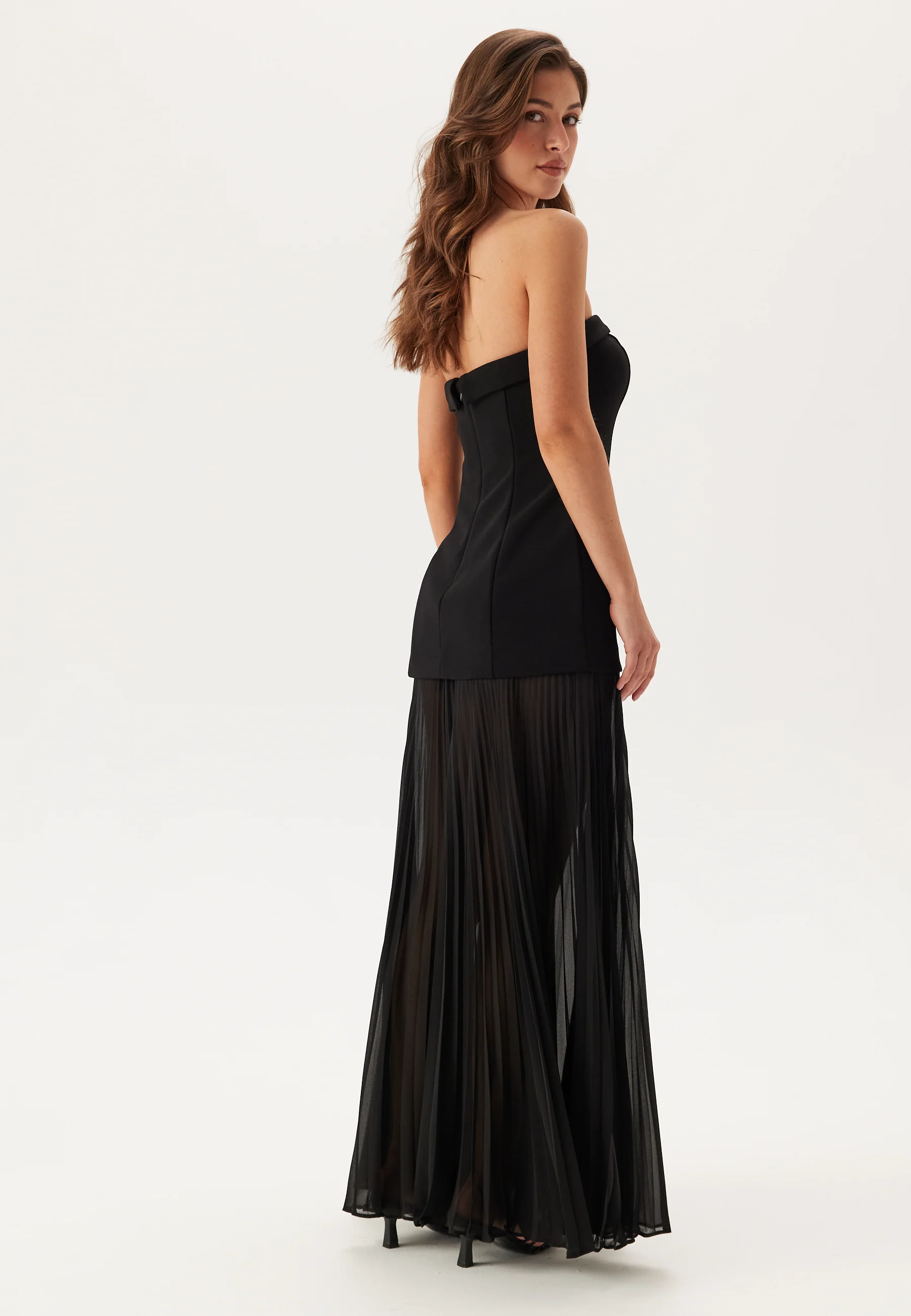 Bethie Strapless Sheer Skirt Dress - Image 2