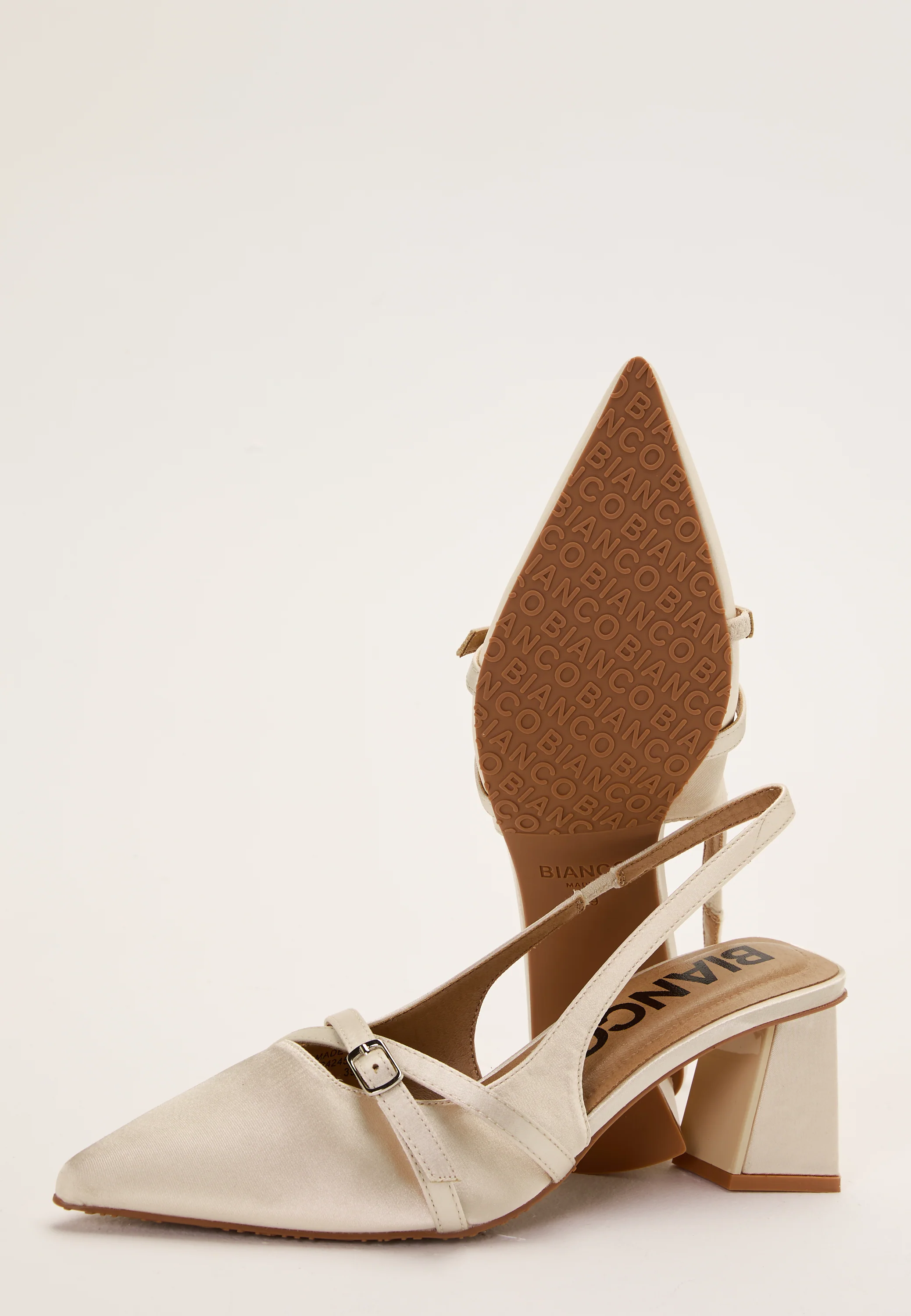 Biamaralyn Buckle Slingback Satin - Image 6