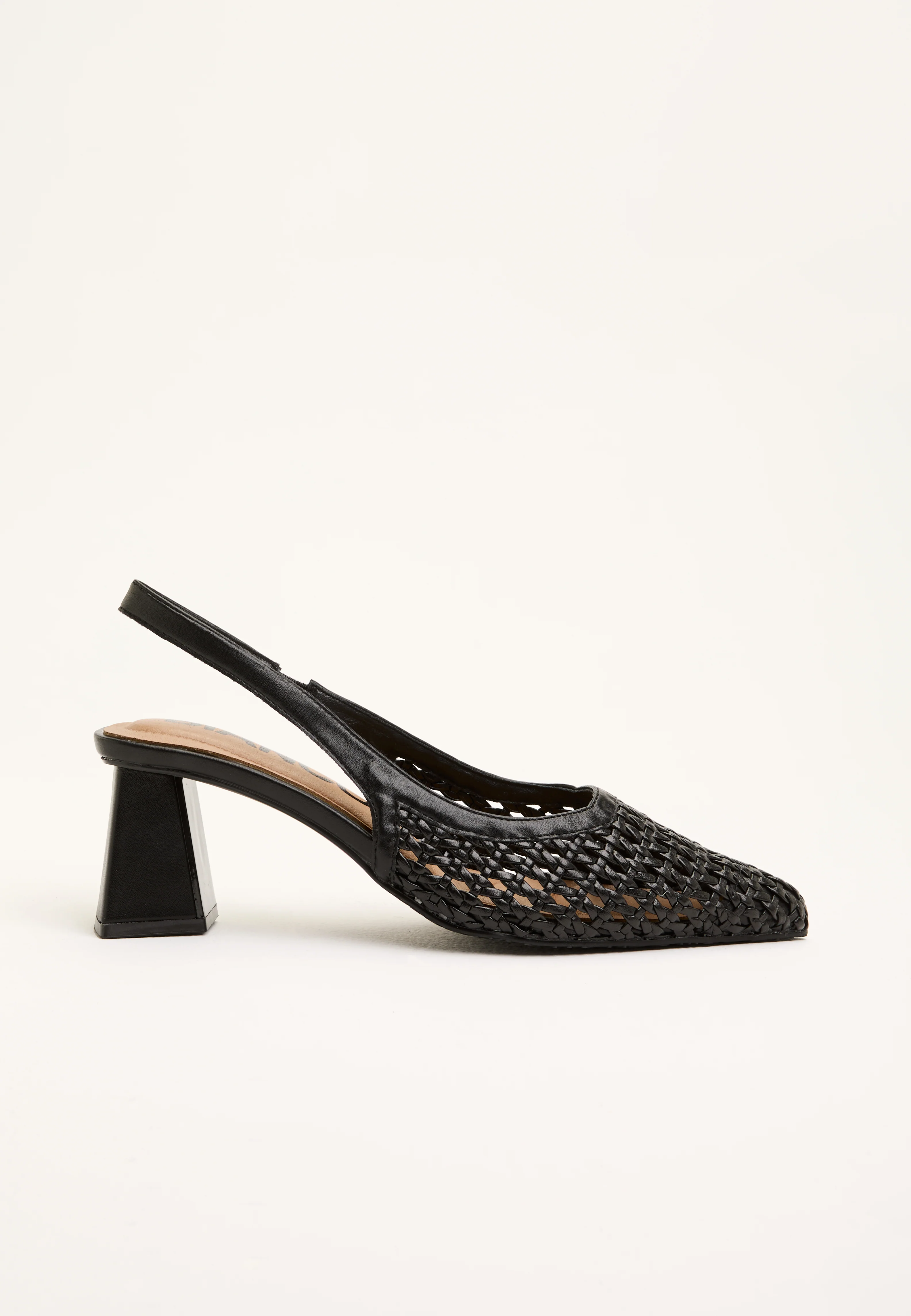 Biamaralyn Slingback Weaved Faux Leather - Image 3